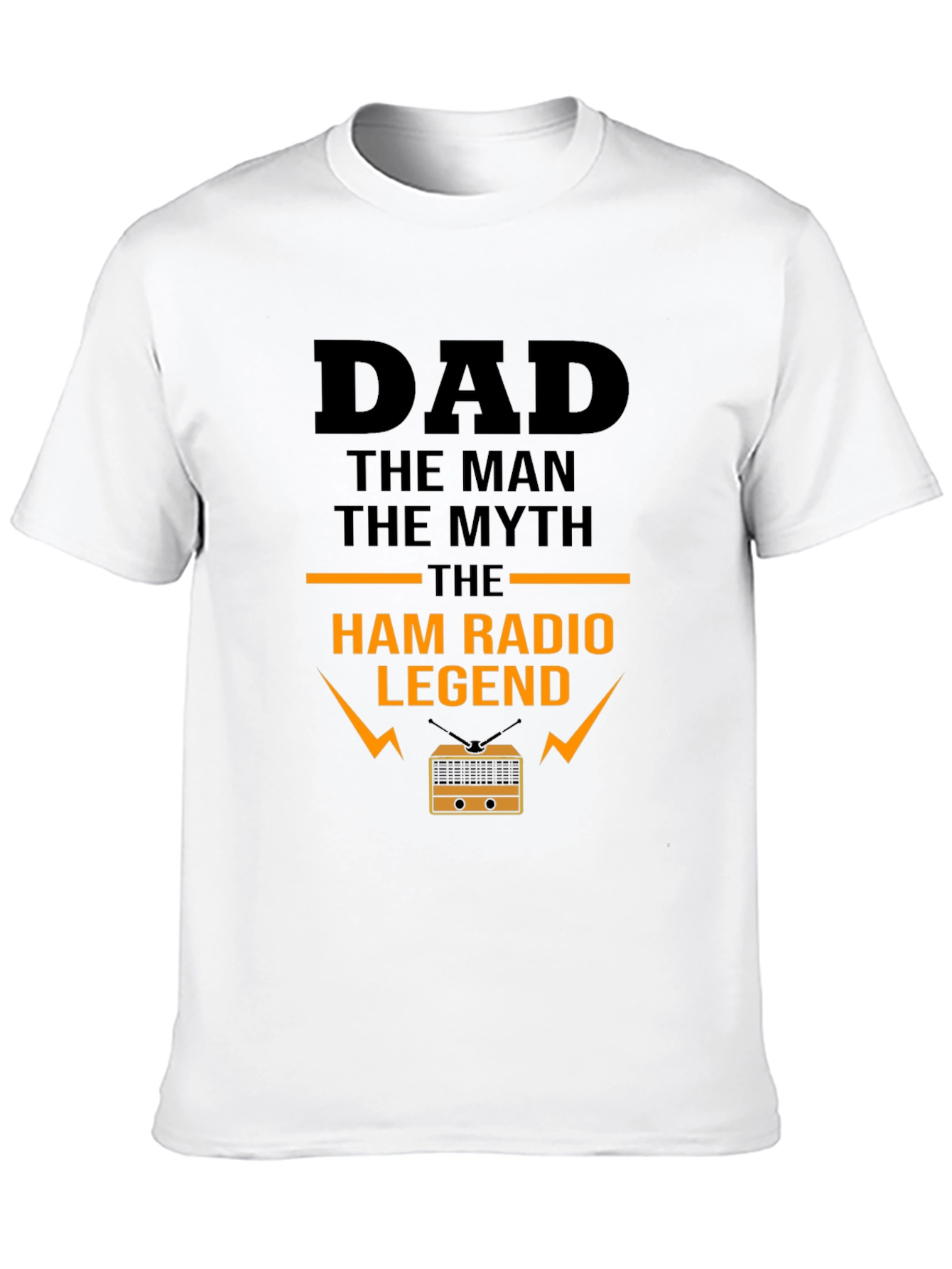 Black Dad Ham Radio Legend T-Shirt view 10