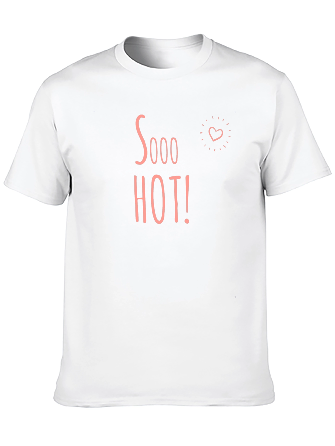 Black Sooo Hot! Graphic Tee - Black Cotton T-Shirt view 10