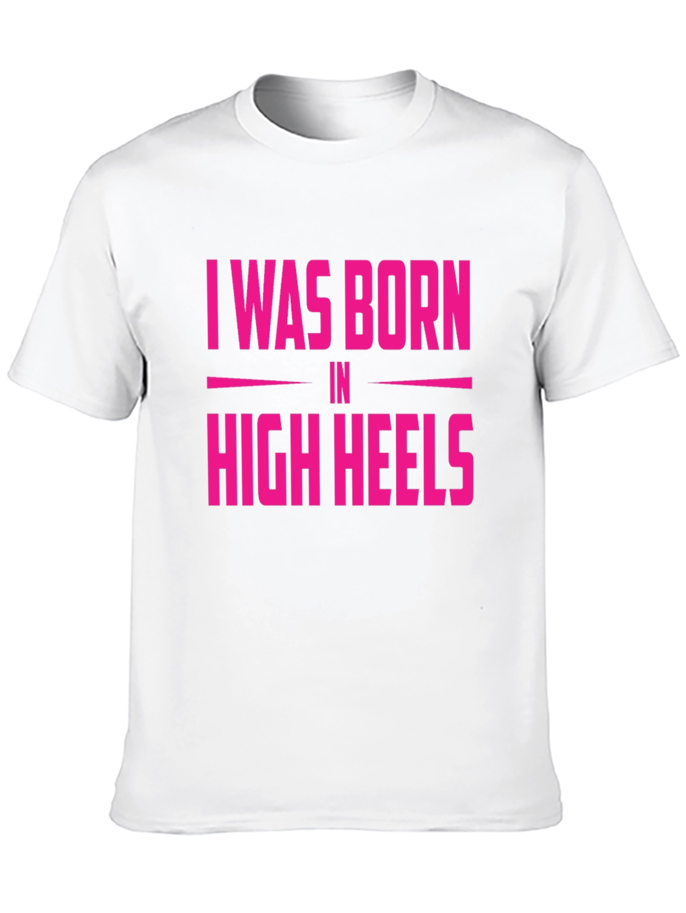 Black I Was Born in High Heels Graphic Tee view 10
