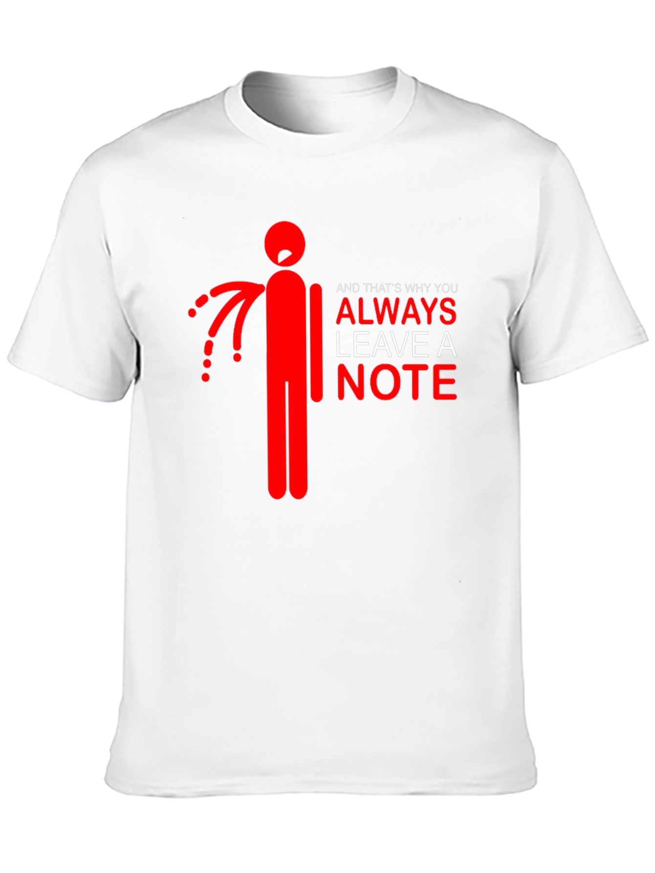 Black Always Leave a Note Graphic Tee view 10