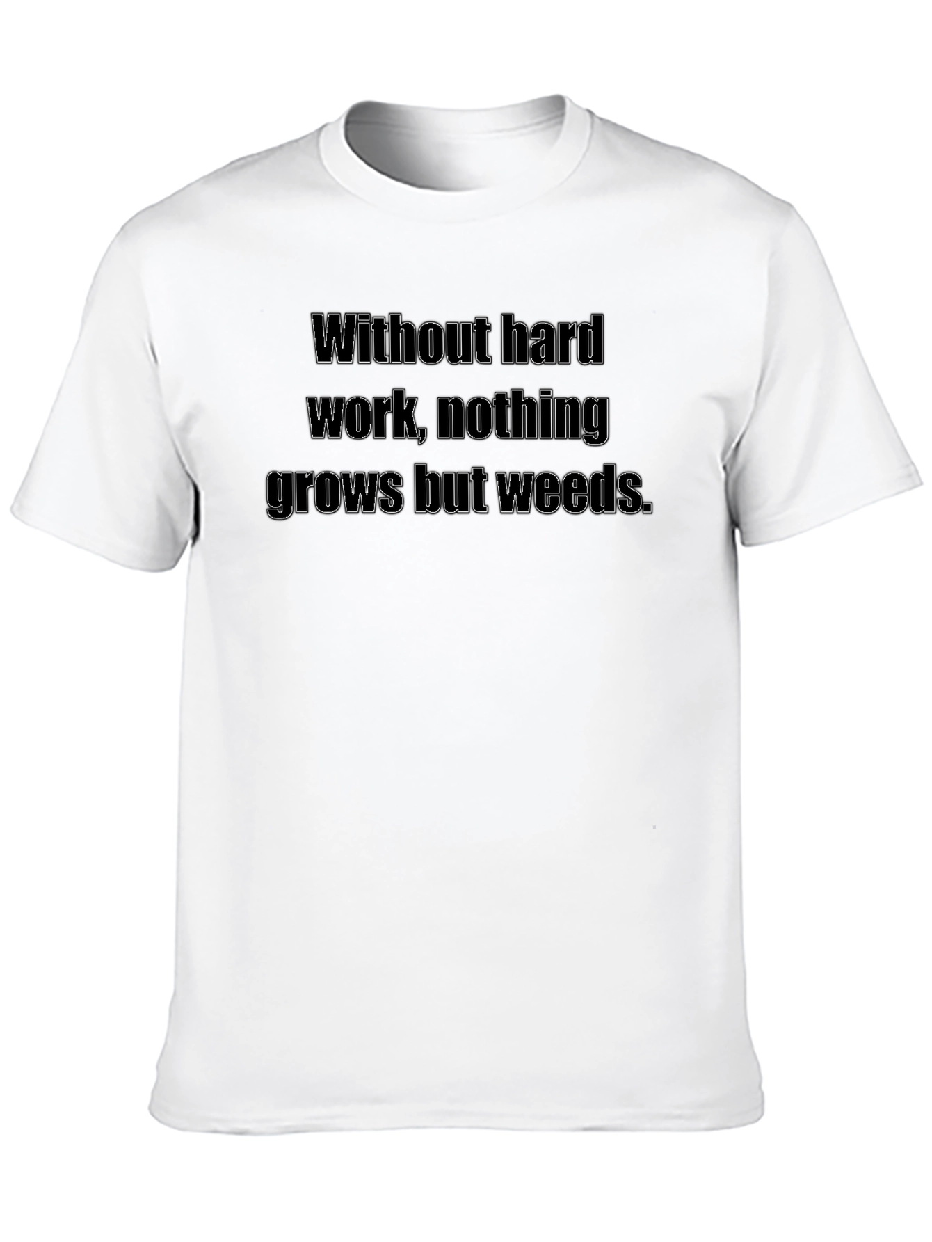 Black Inspirational Quote T-Shirt - Hard Work Pays Off view 10