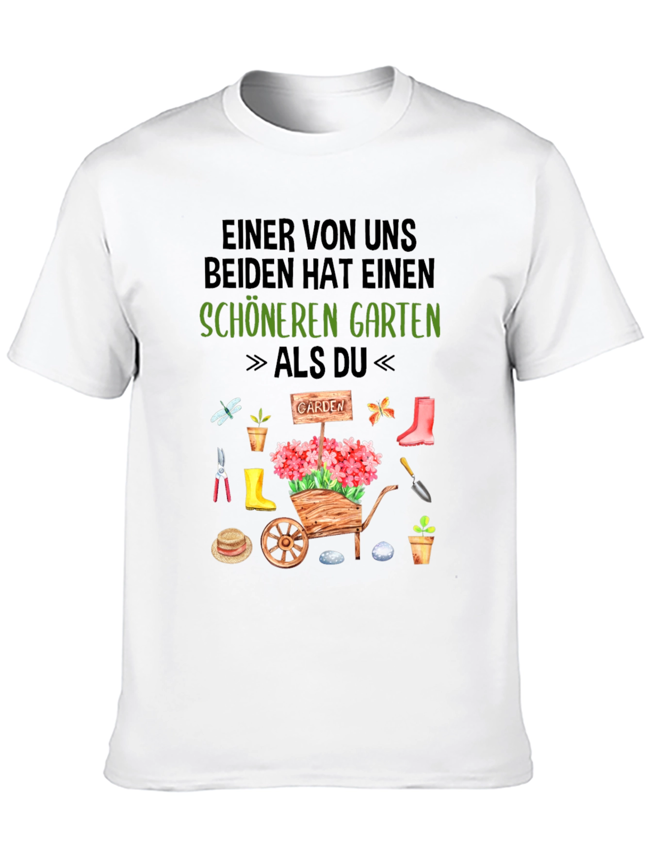 Black Gardener T-Shirt: "Schöneren Garten" view 10