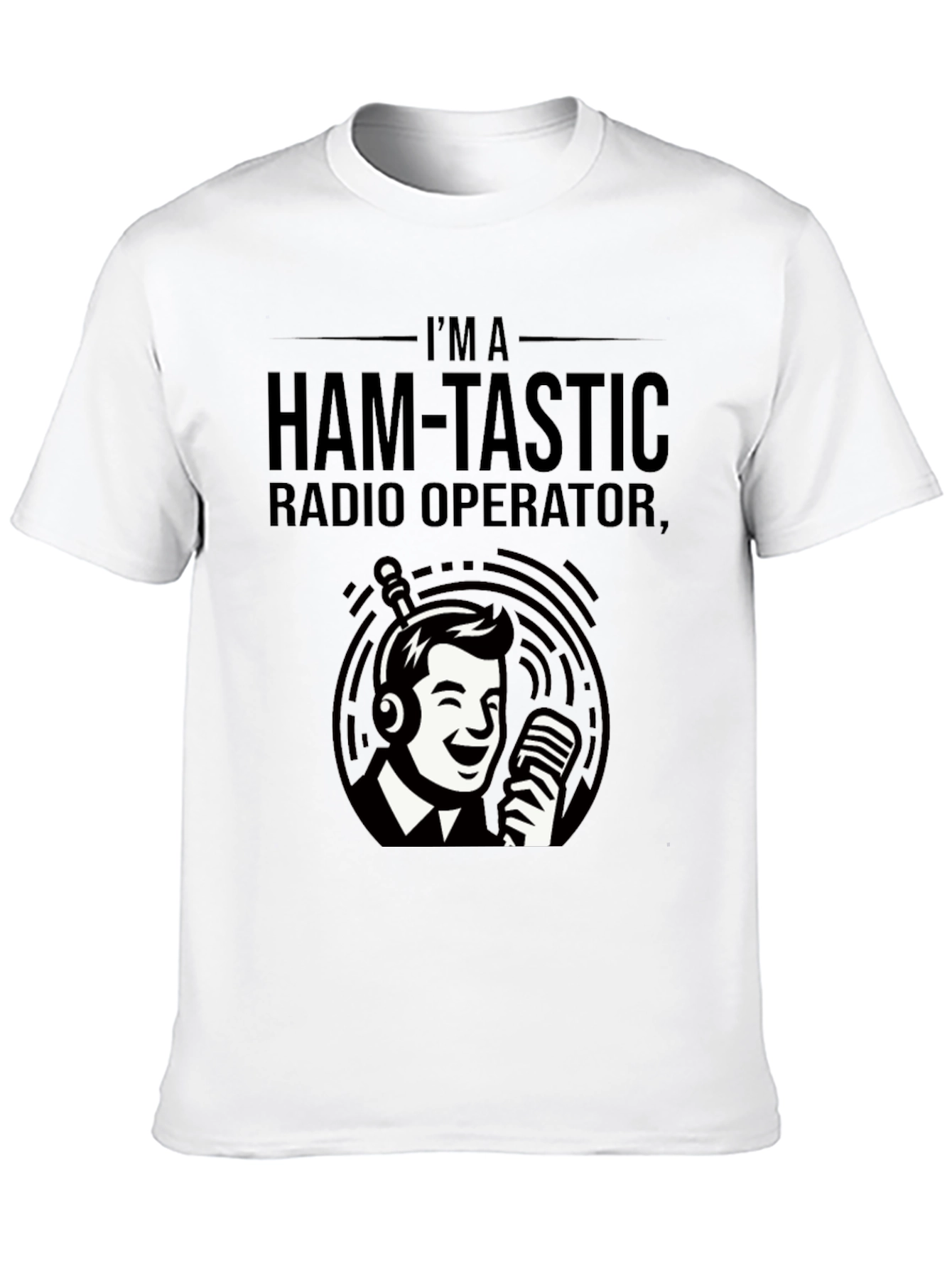 Black Ham-Tastic Radio Operator T-Shirt view 10