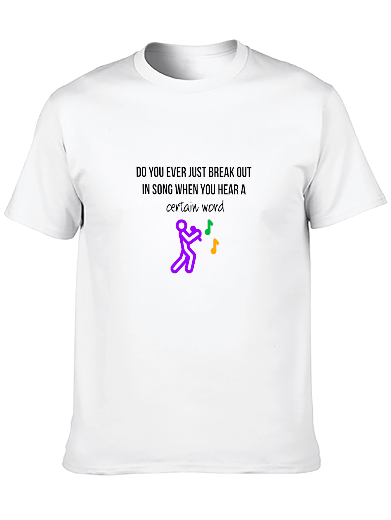 Black Musical T-Shirt: Break Out in Song! view 10