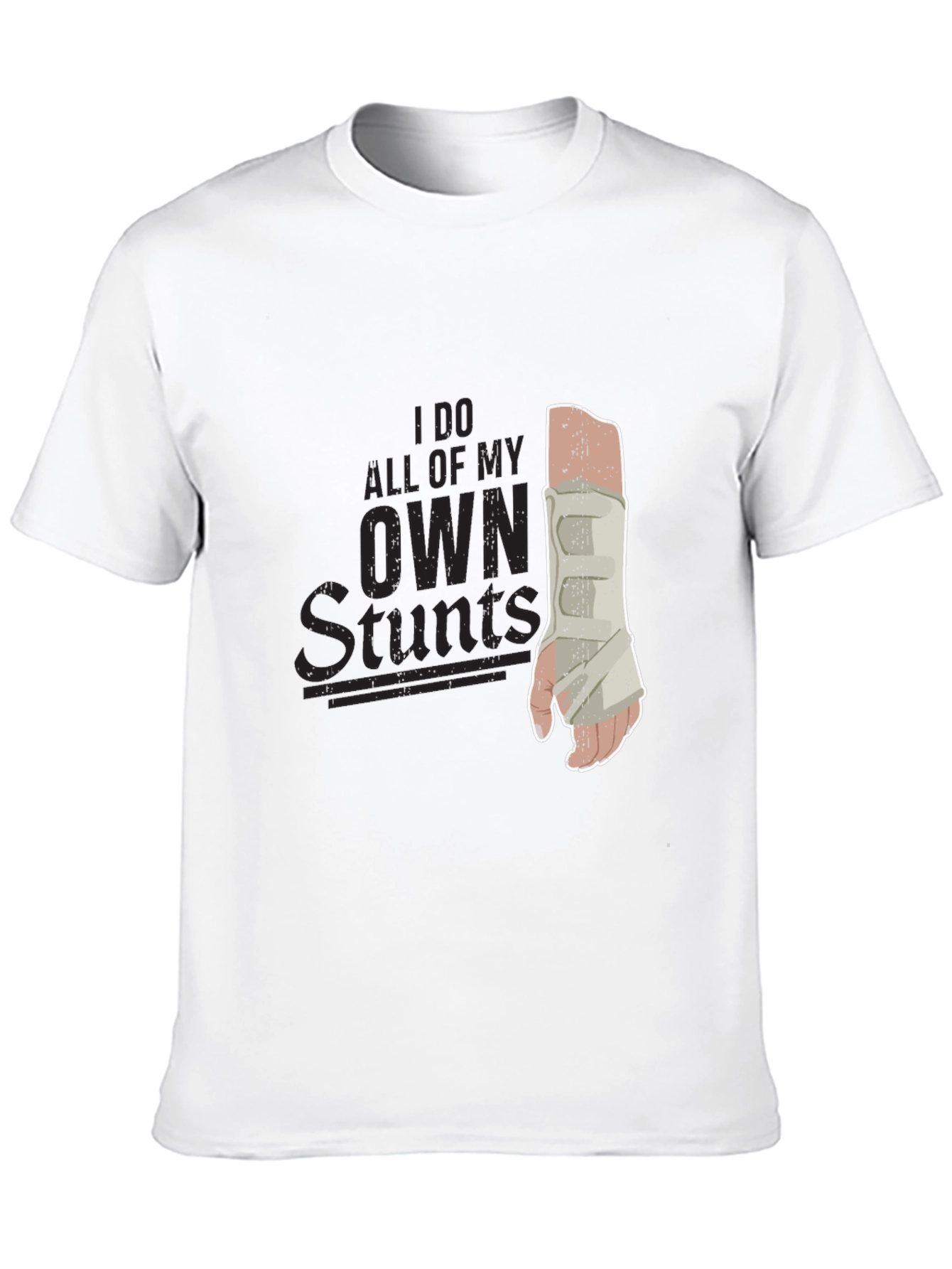 Black Stunts Humor Graphic Tee view 10
