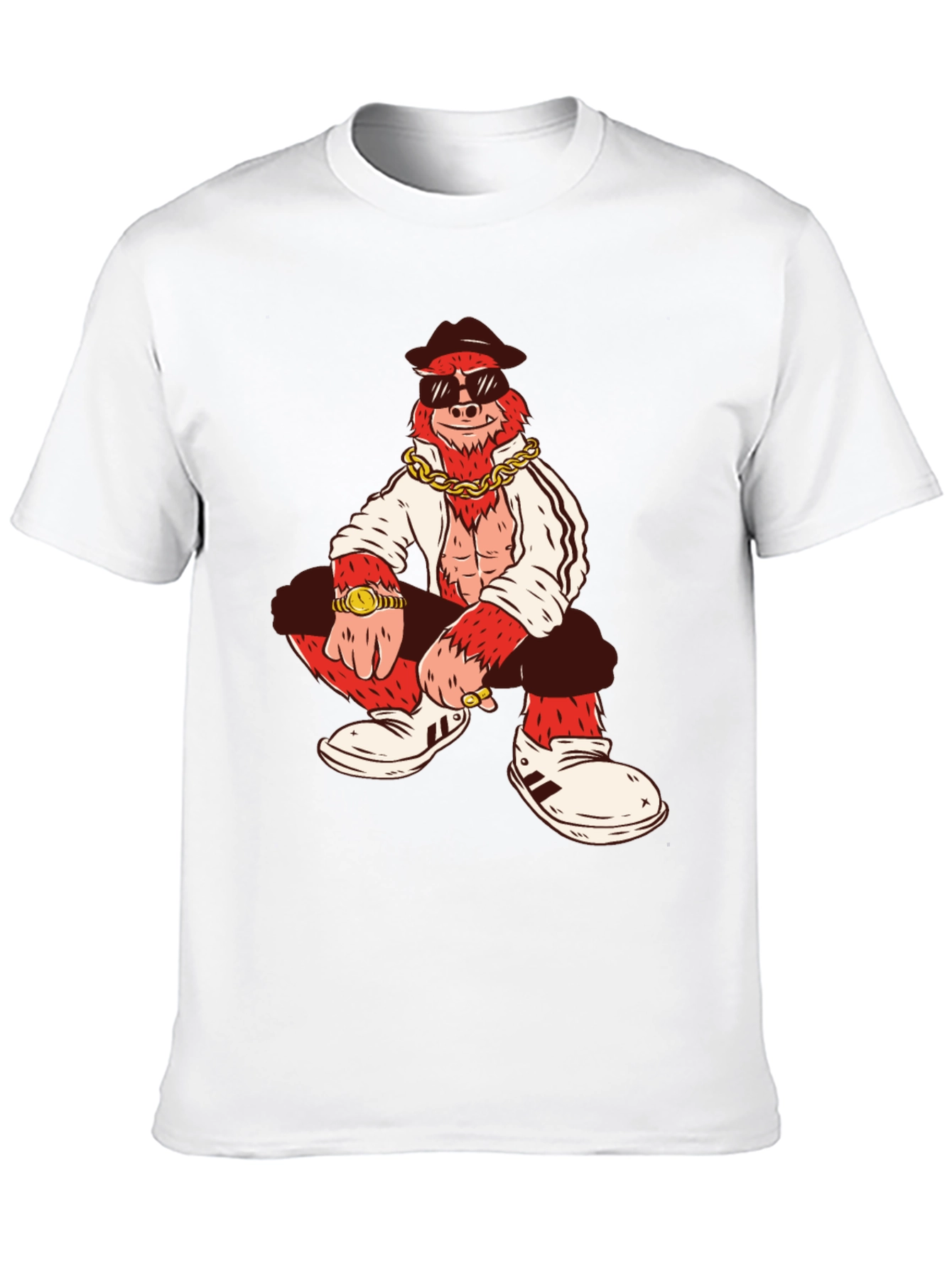 Black Cool Gorilla T-Shirt view 10