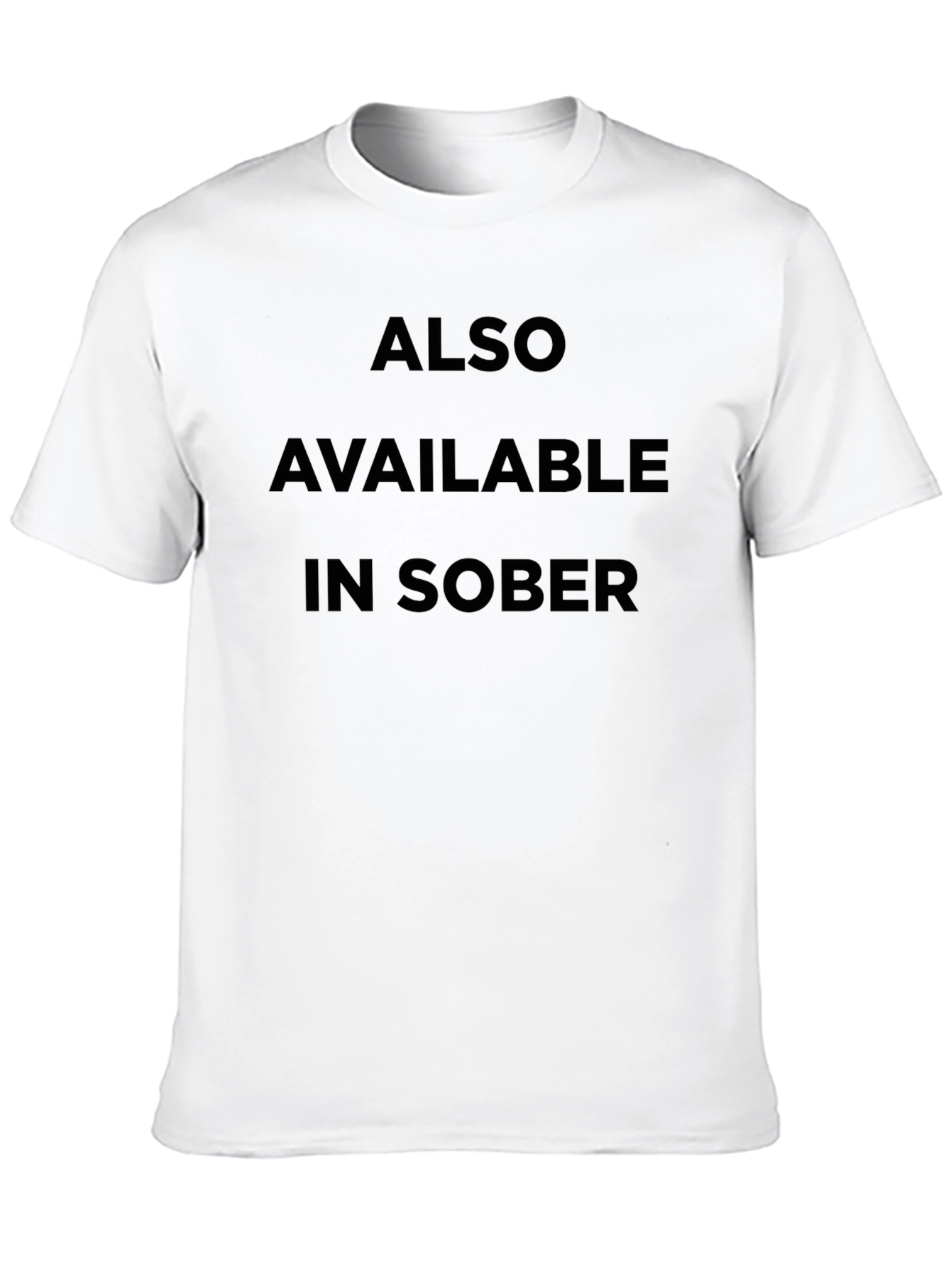 Black Also Available in Sober Black T-Shirt view 10