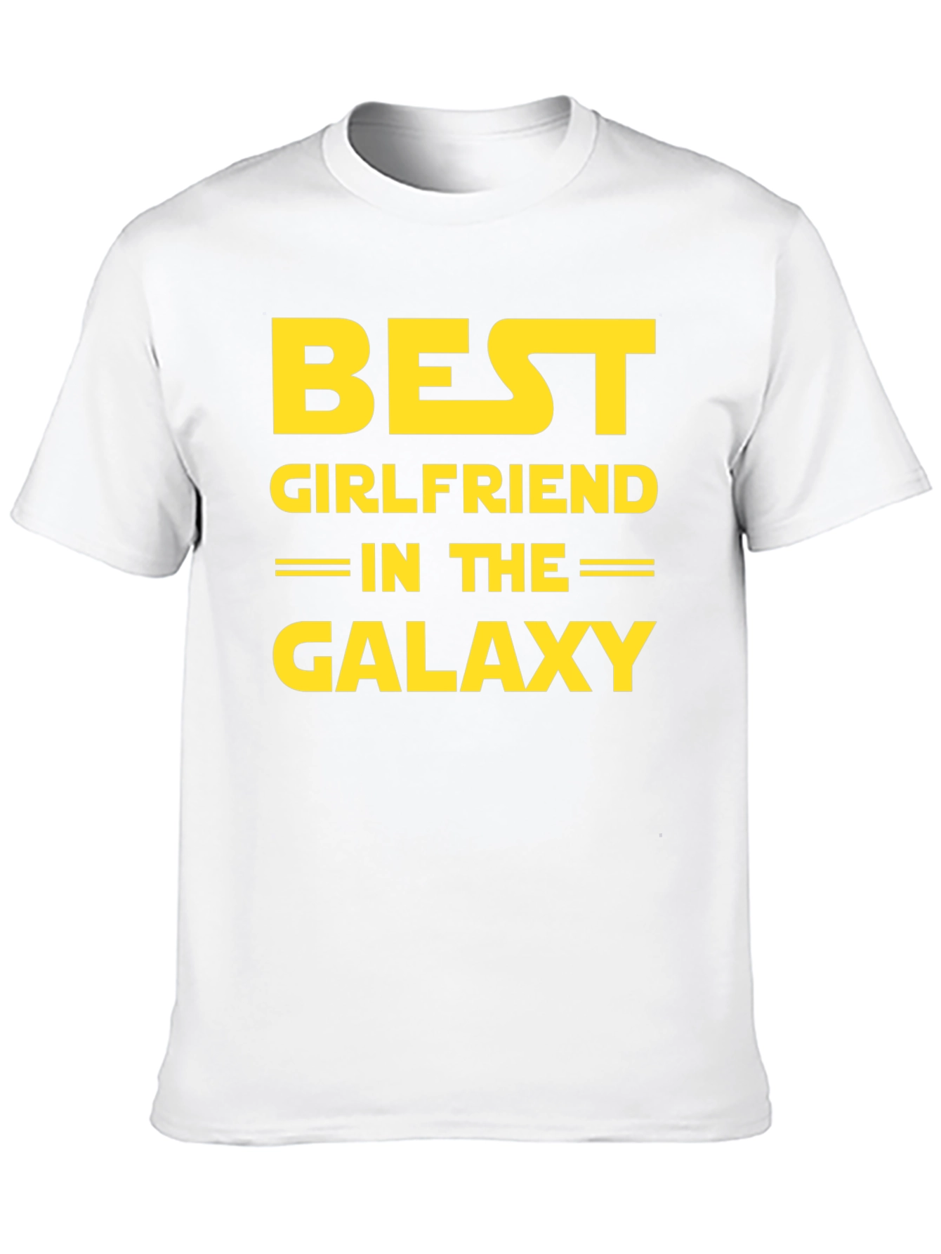 Best Girlfriend in the Galaxy Black T-Shirt - 10
