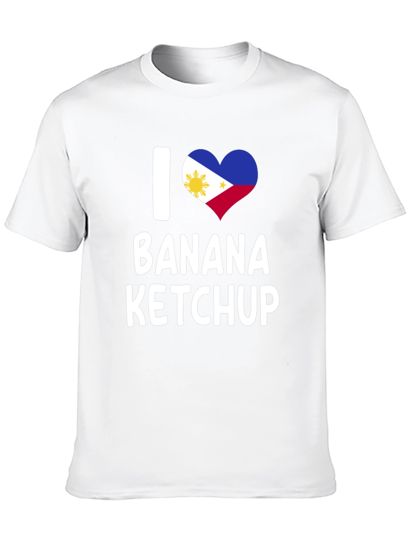 I Heart Banana Ketchup Tee - Novelty Graphic T-Shirt - 10
