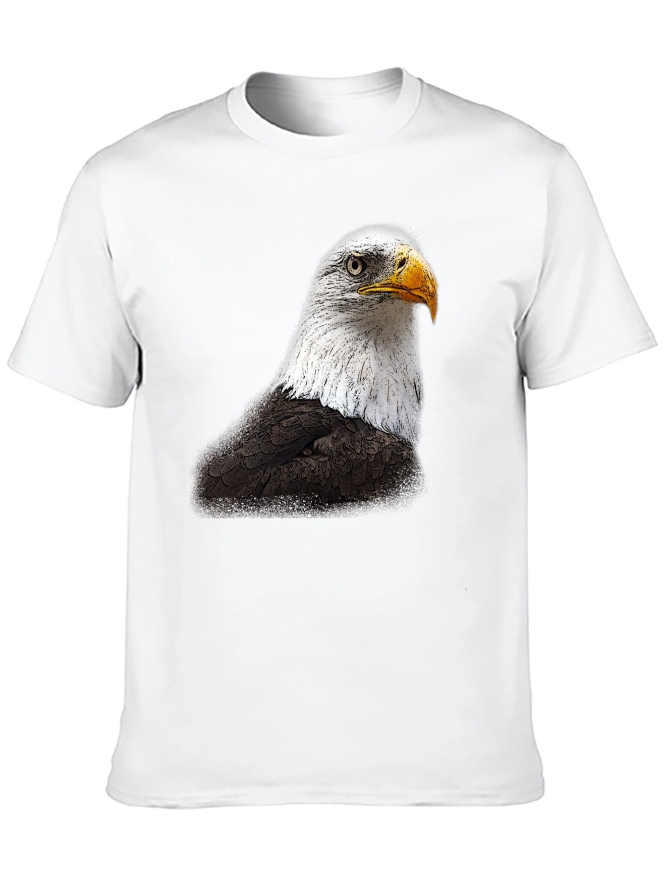 Black Bald Eagle Graphic T-Shirt view 10