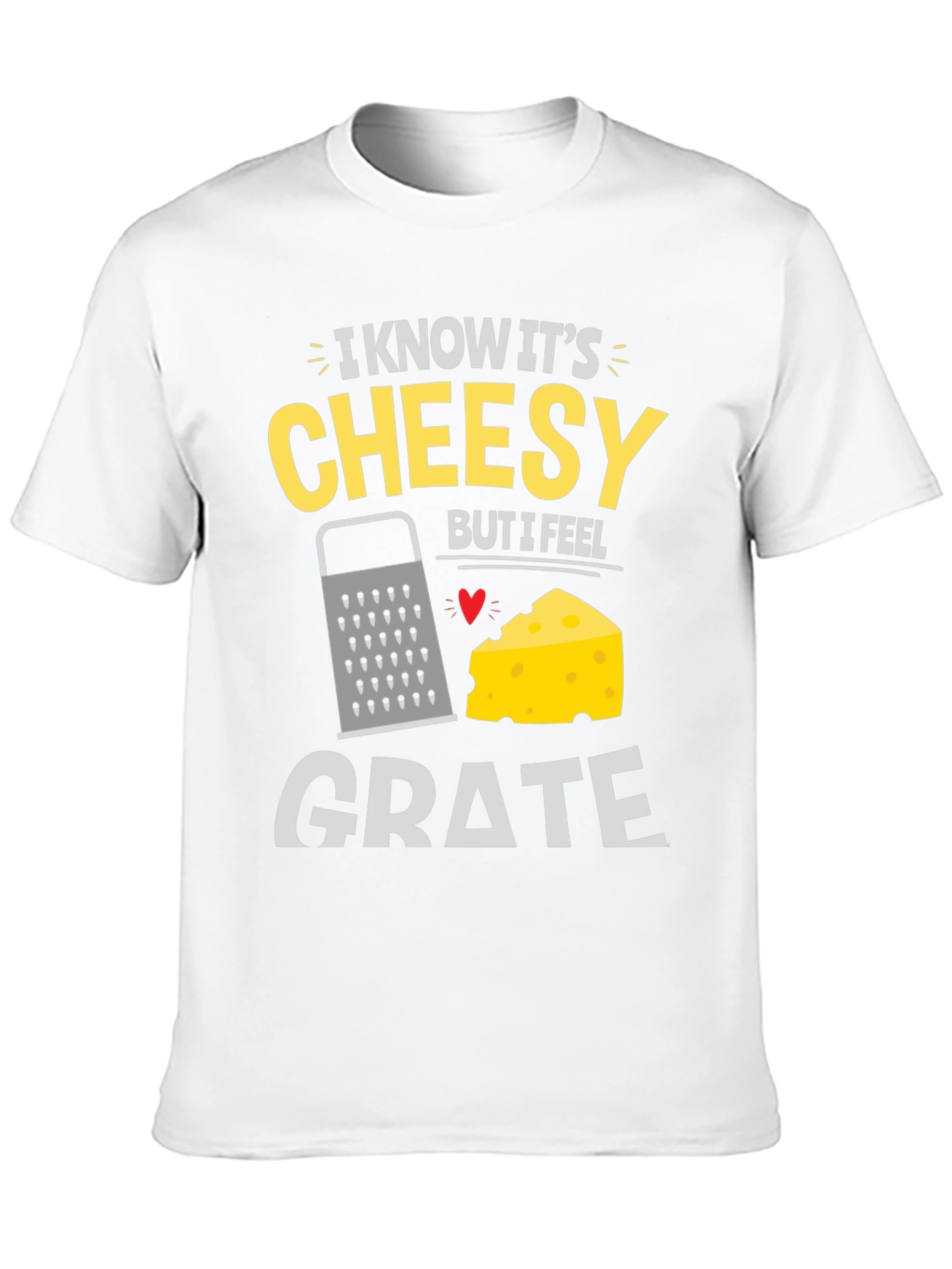 Black Cheesy Grate Humor Graphic Tee view 10