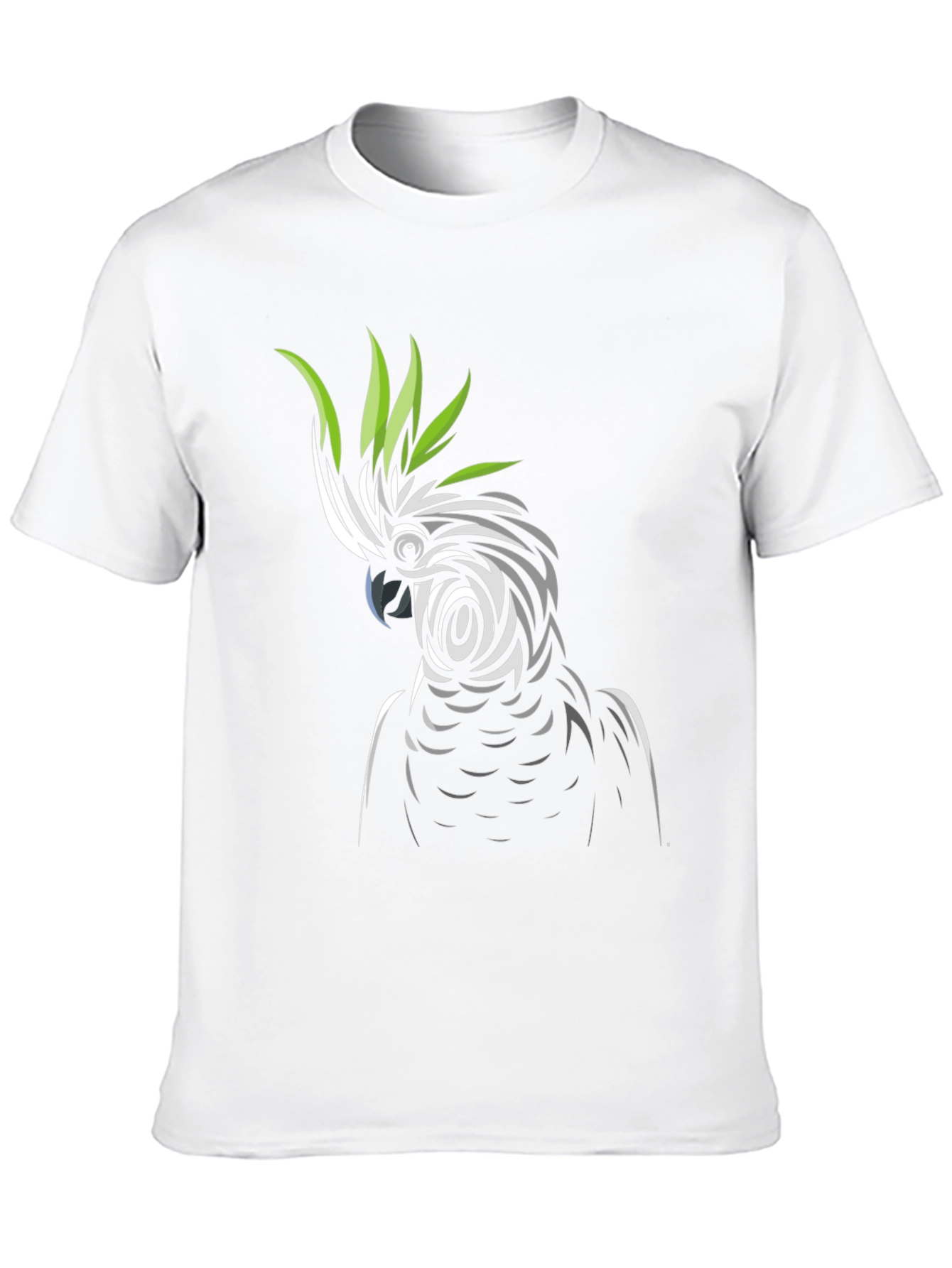 Black Cockatoo Graphic Tee - Stylish Black T-Shirt view 10