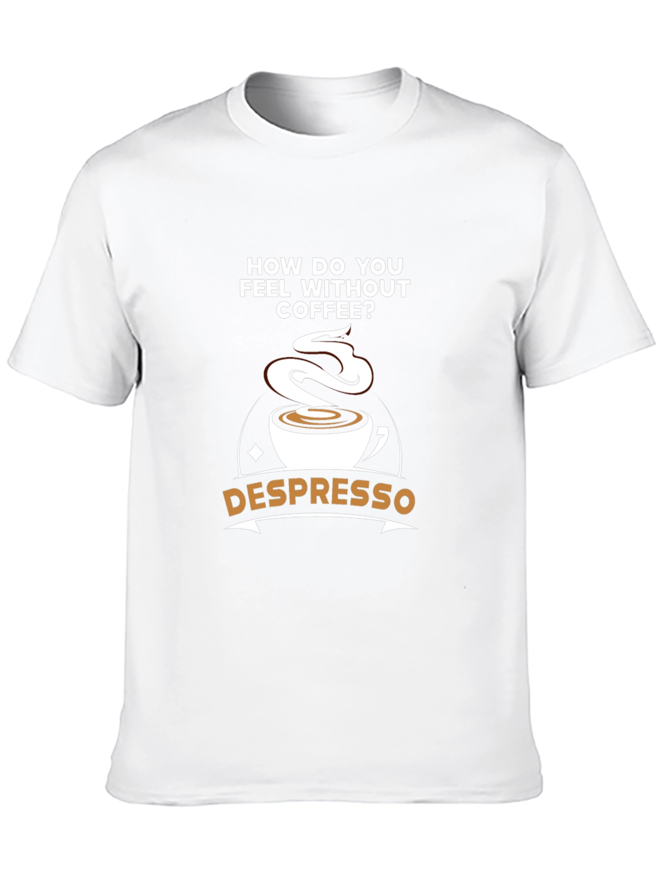 Black Despresso Coffee Humor Graphic Tee view 10