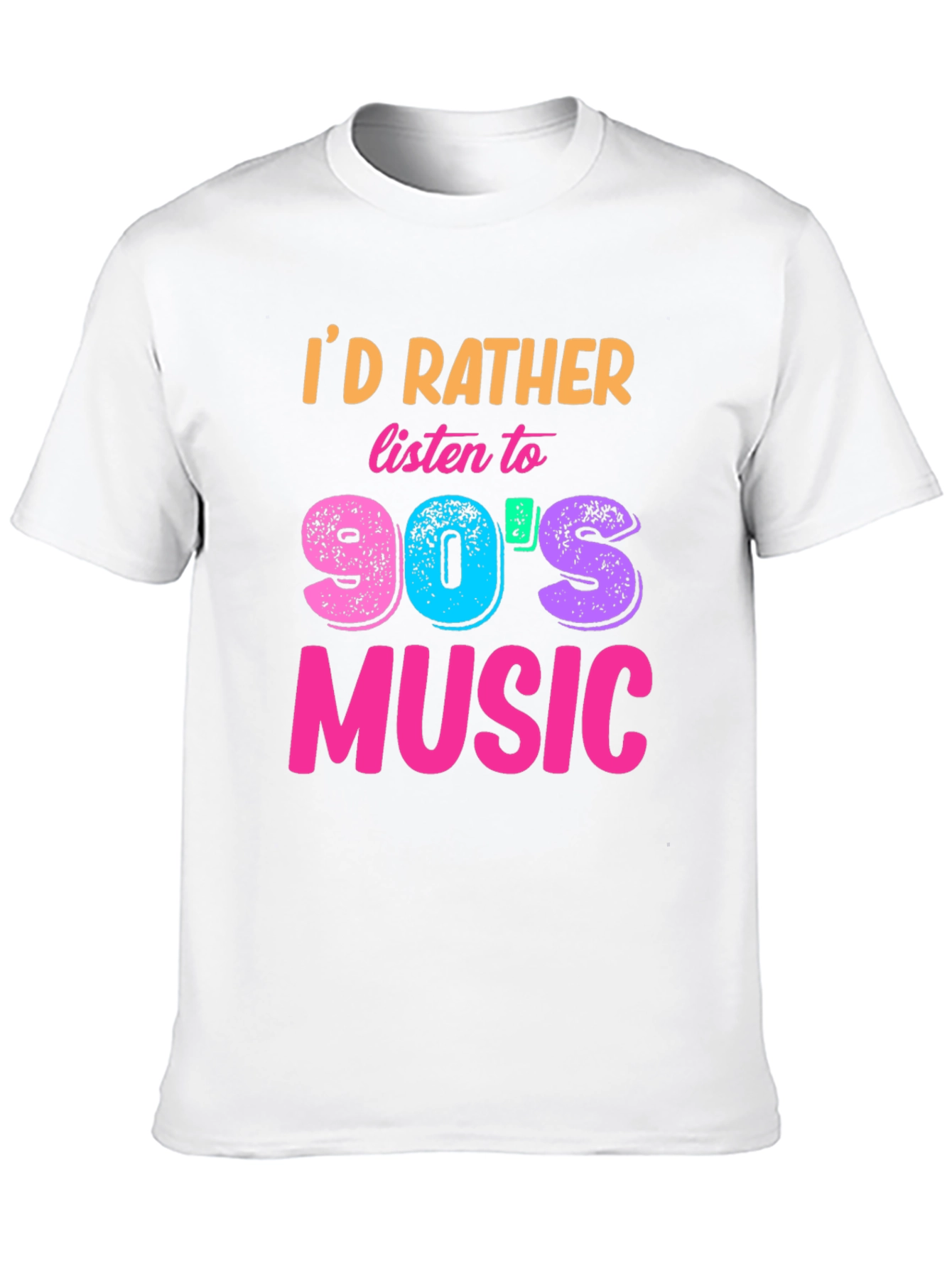 Black 90s Music T-Shirt - Retro Style view 10