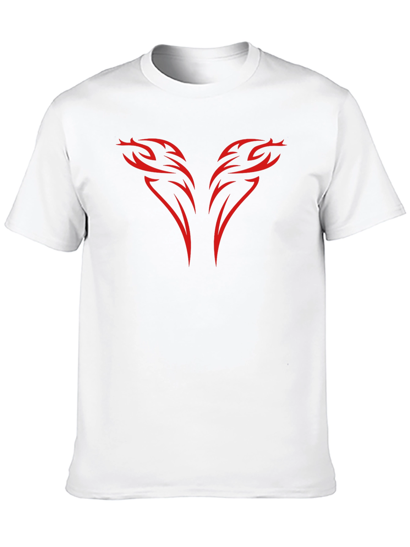 Black Tribal Graphic Print Black T-Shirt view 10