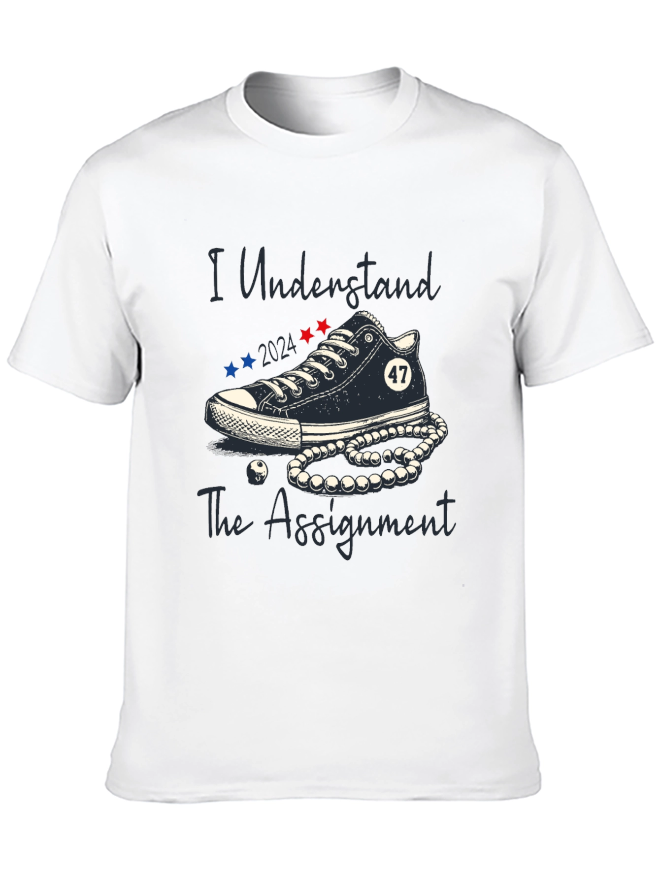 Black I Understand The Assignment 2024 Graphic Tee view 10