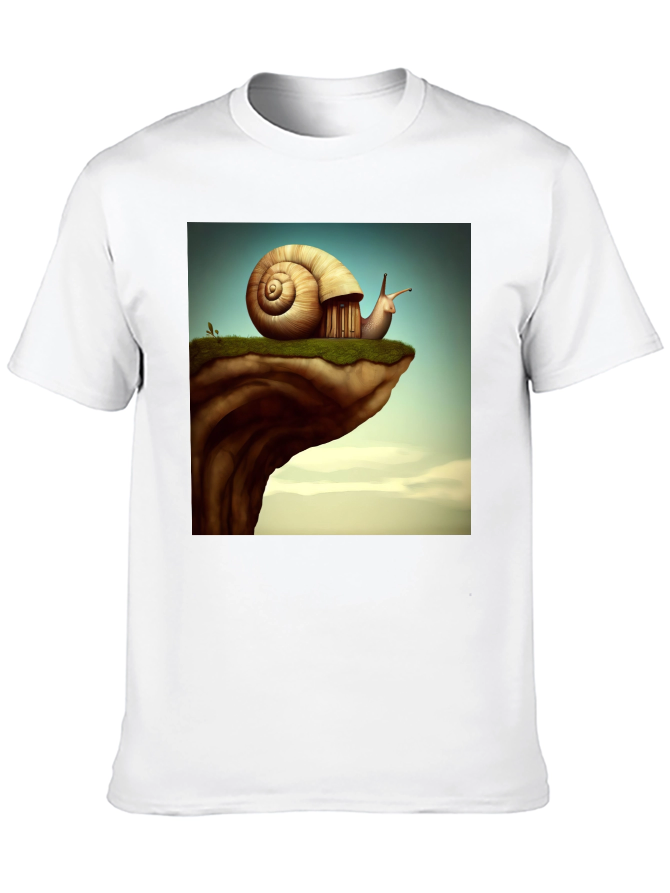 Black Snail House Cliff Edge T-Shirt view 10