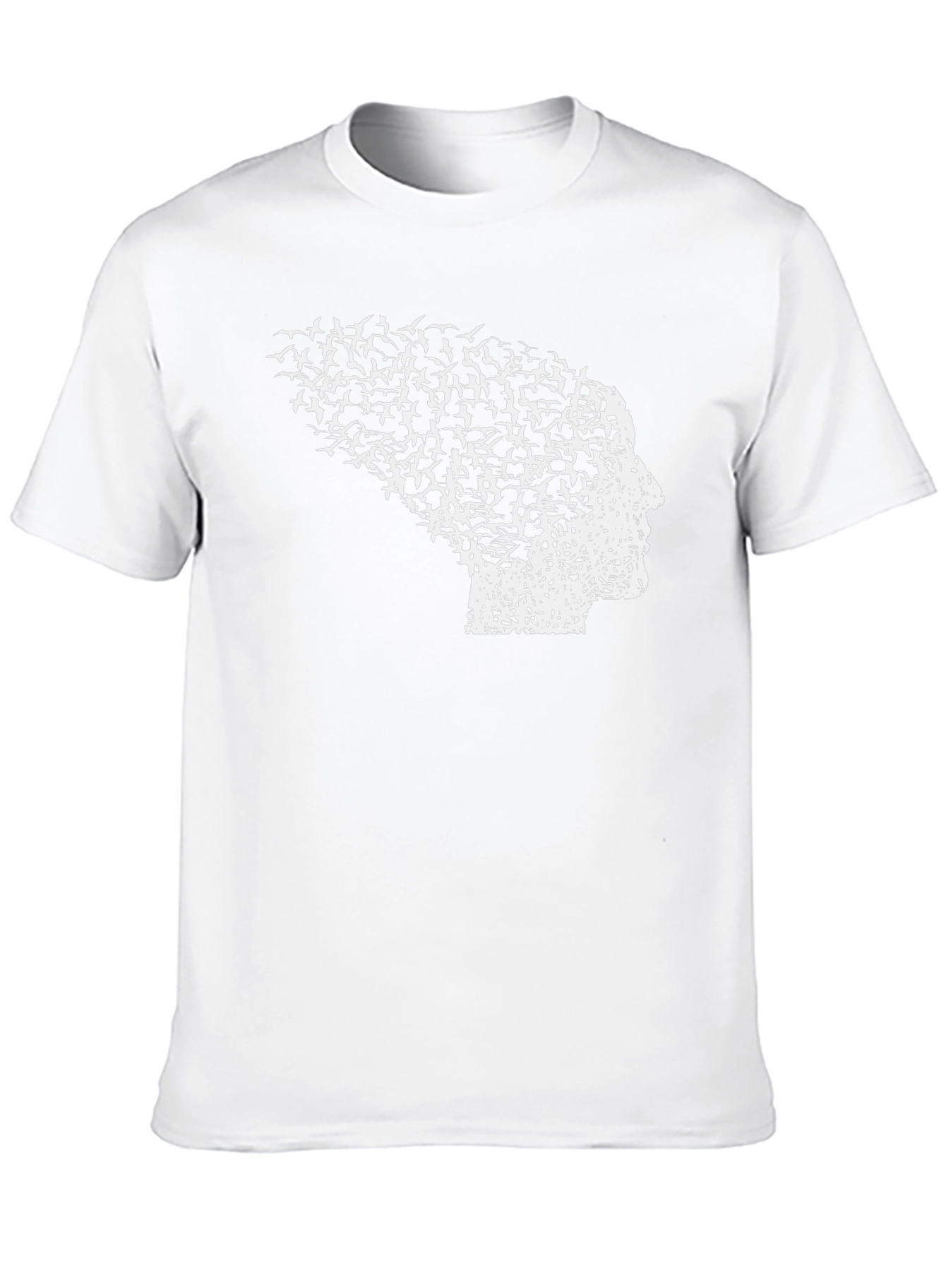 Black Bird Silhouette Graphic Tee - Black view 10