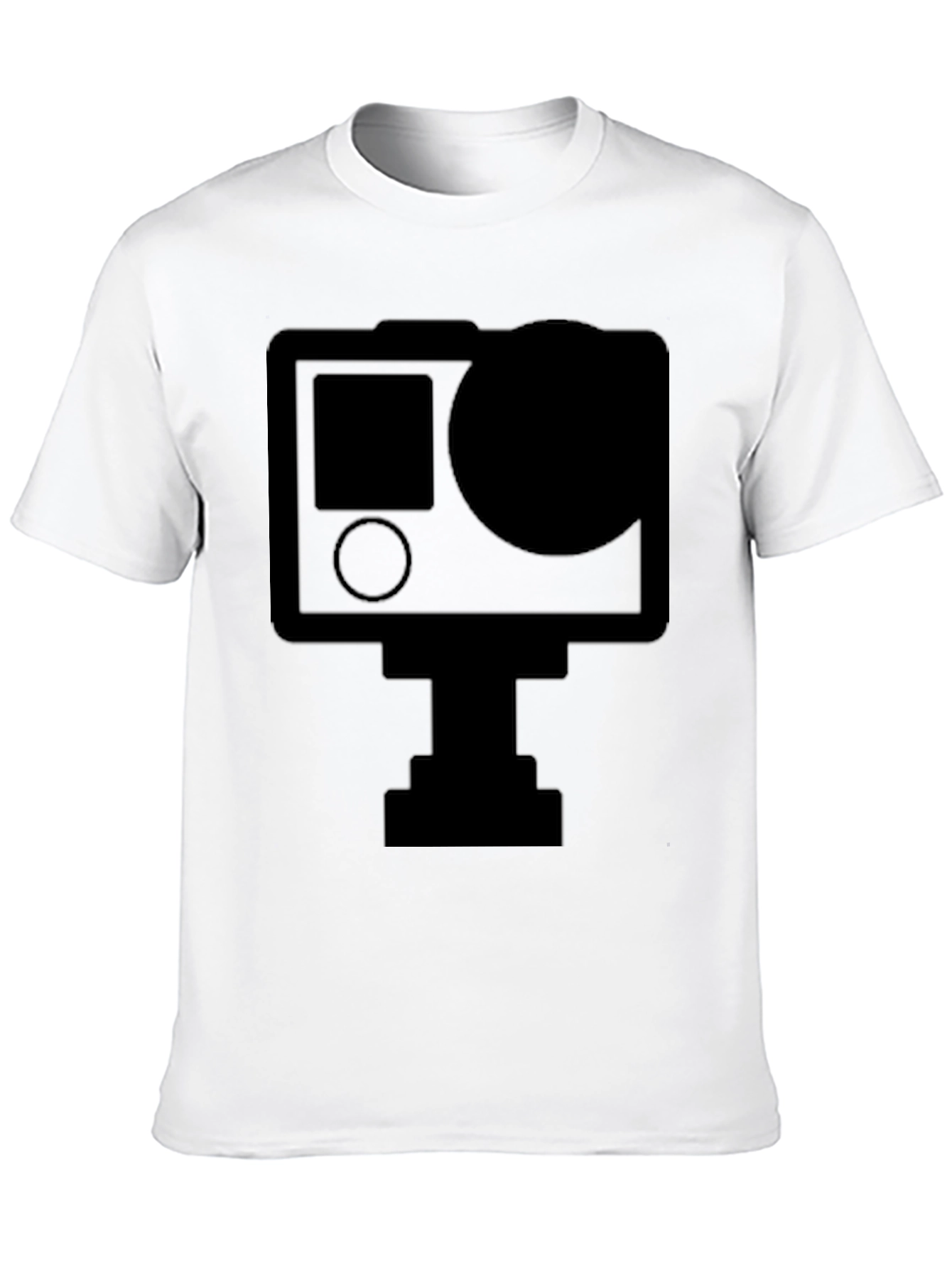 Black Camera Graphic T-Shirt - Black view 10