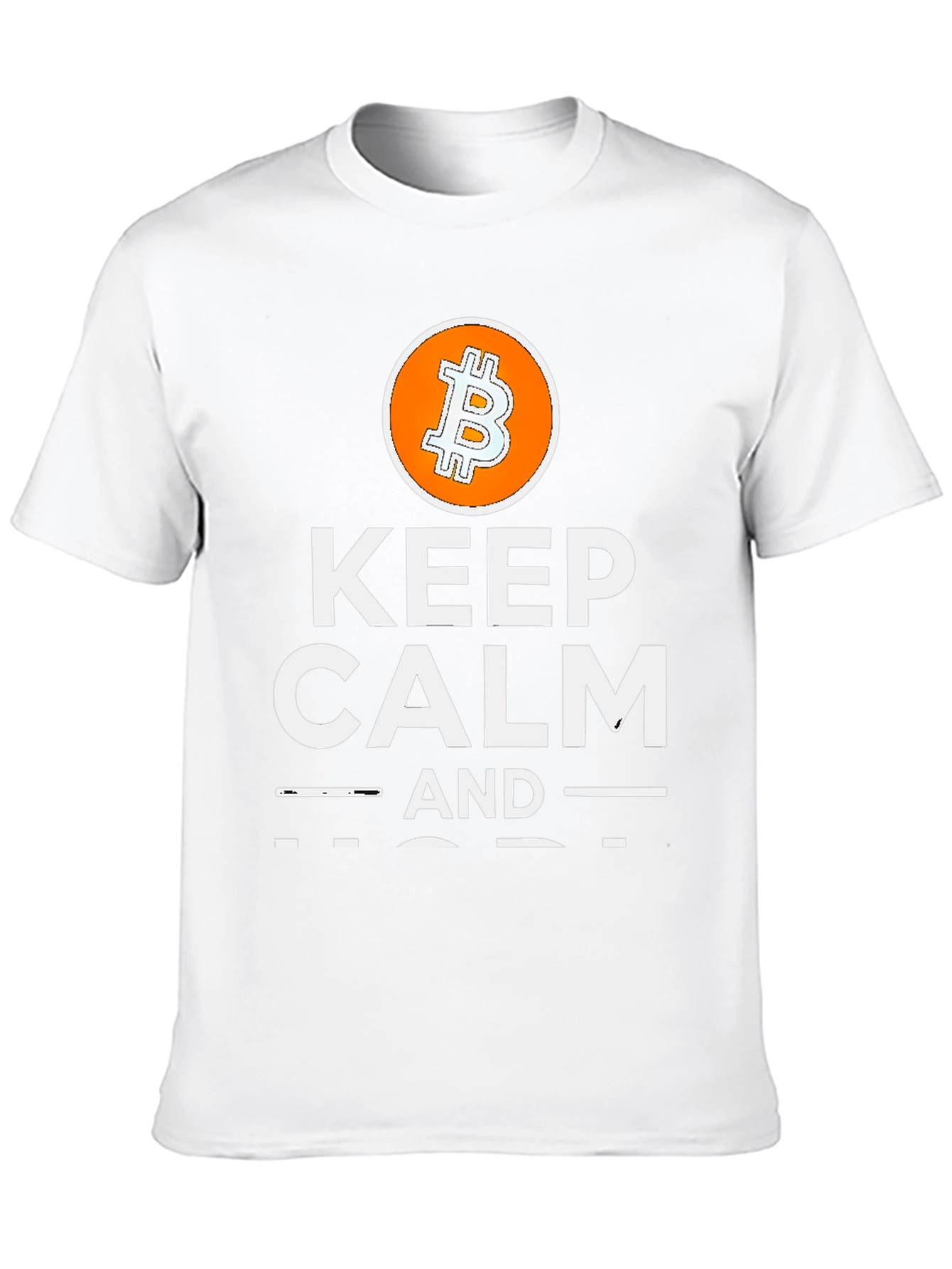 Black Keep Calm and Bitcoin T-Shirt view 10