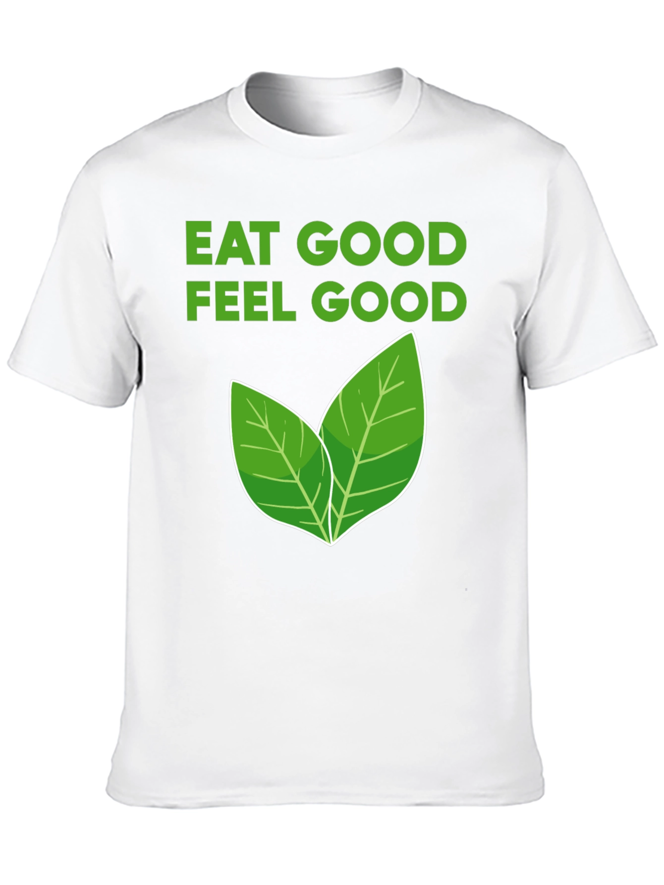Black Eat Good Feel Good Vegan Graphic Tee view 10