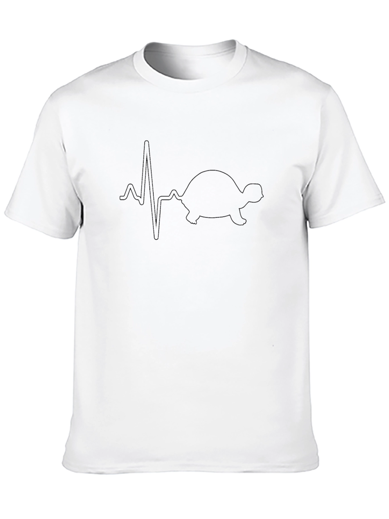 Black Turtle Heartbeat Graphic Tee view 10