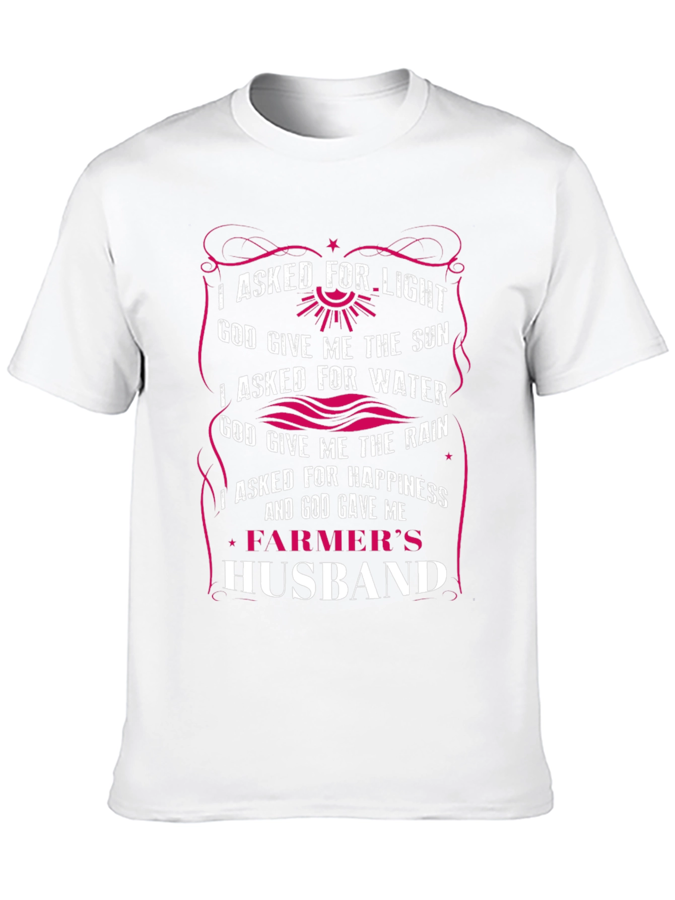 Black Farmer's Husband Graphic Tee - Gift for Men view 10