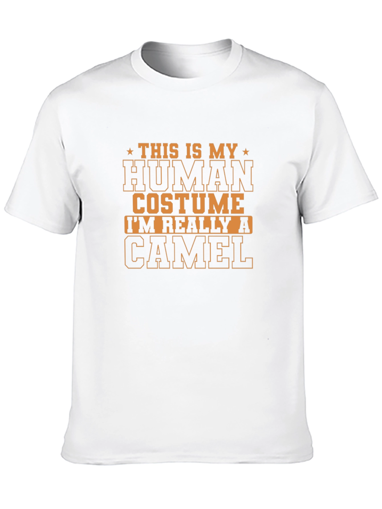 Black Human Costume Camel T-Shirt Funny Novelty Tee view 10