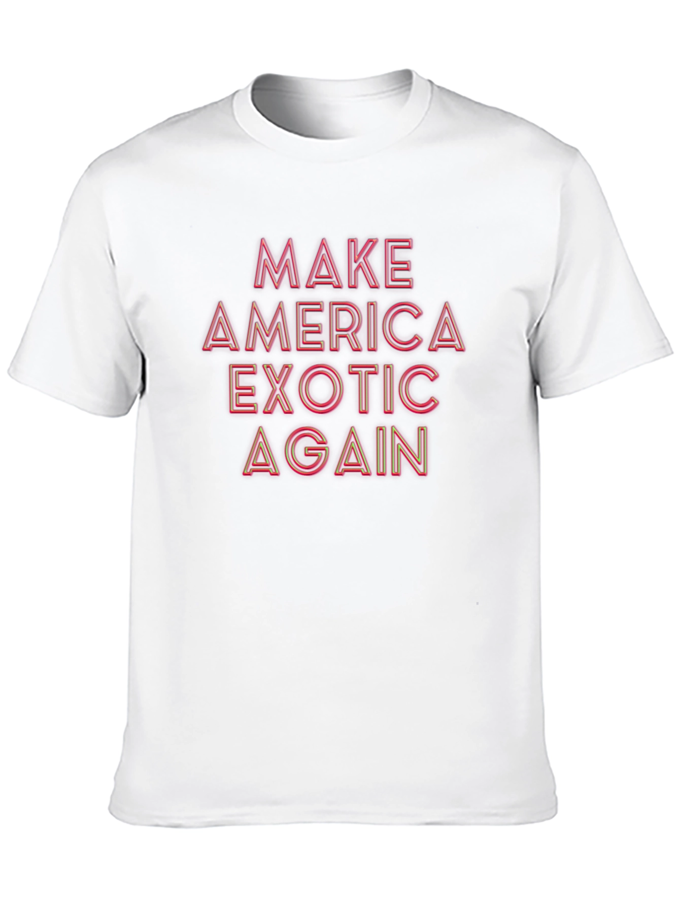 Black Make America Exotic Again Black Tee view 10
