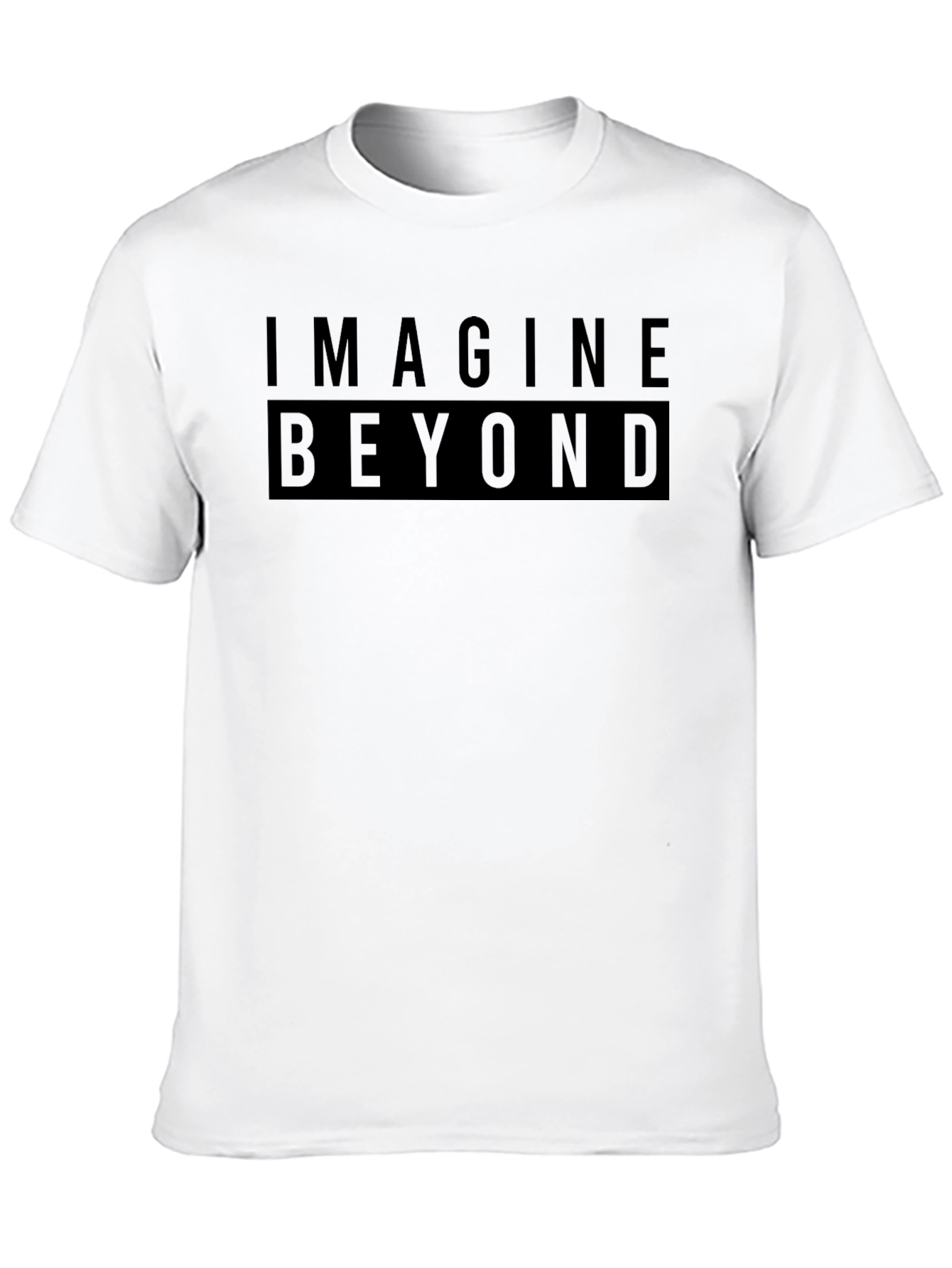 Black Imagine Beyond Black Graphic T-Shirt view 10