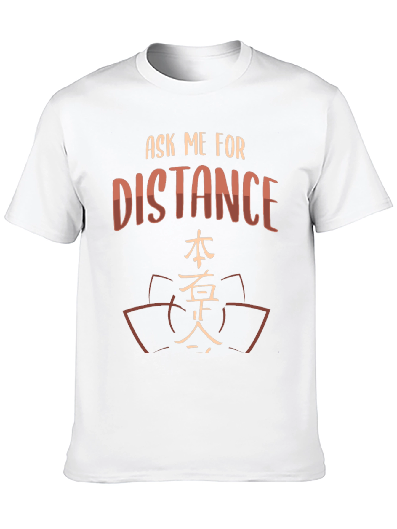 Black Ask Me For Distance T-Shirt - Stylish & Unique Design view 10