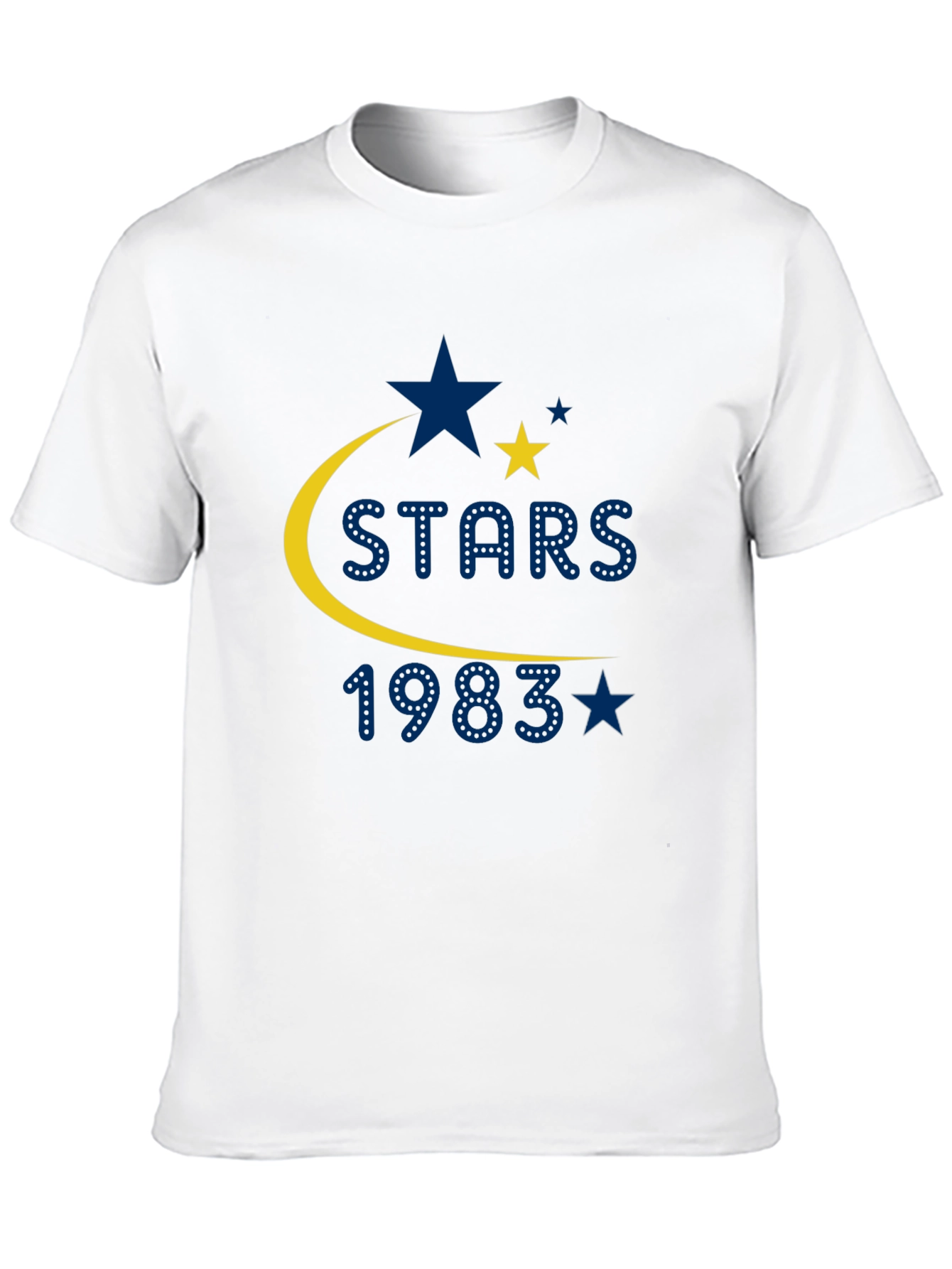 Black Stars 1983 Black T-Shirt view 10