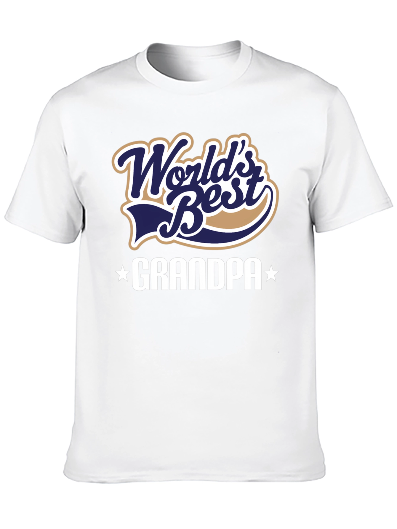 Black World's Best Grandpa T-Shirt - Black view 10