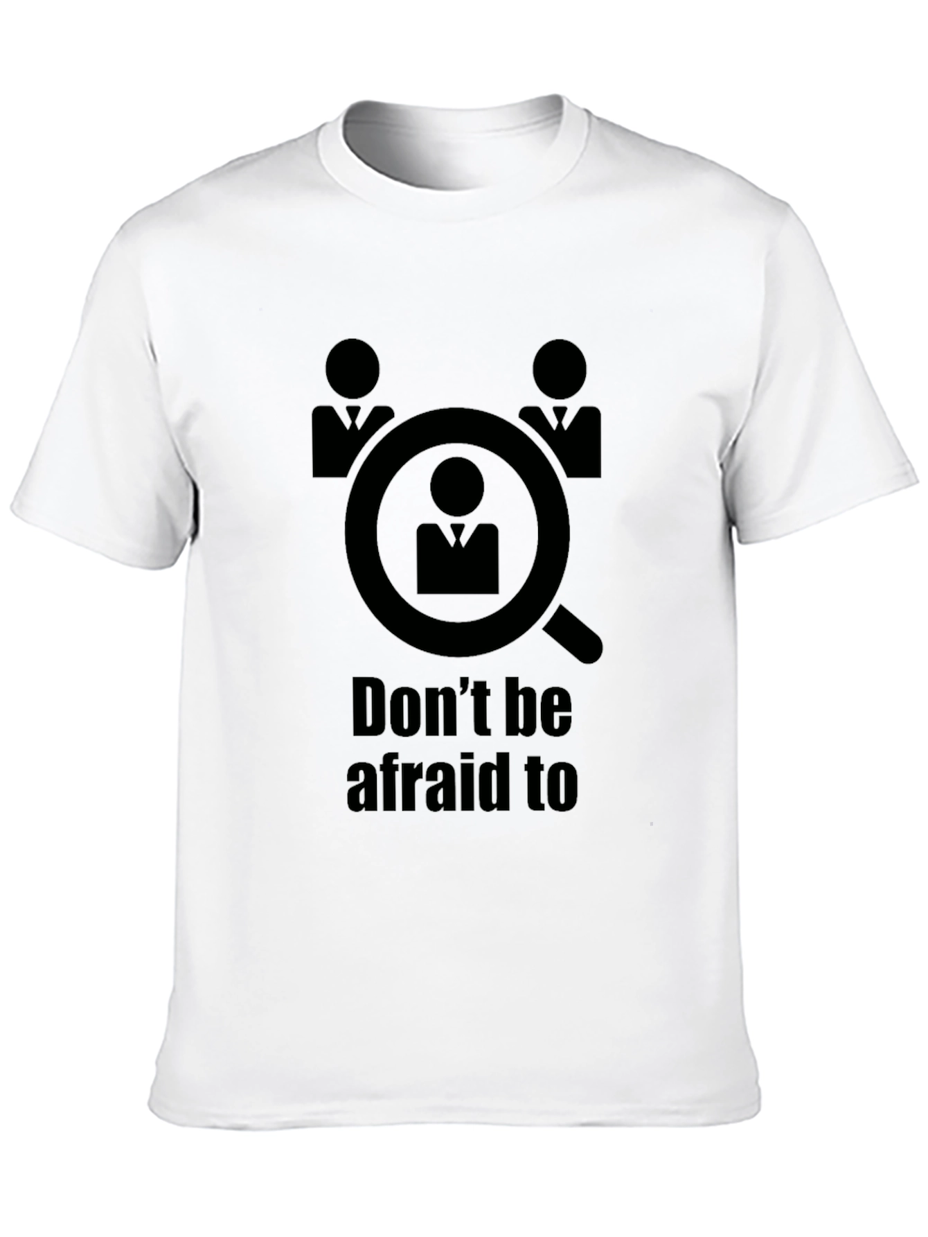 Black Don't Be Afraid to be Searched T-Shirt view 10