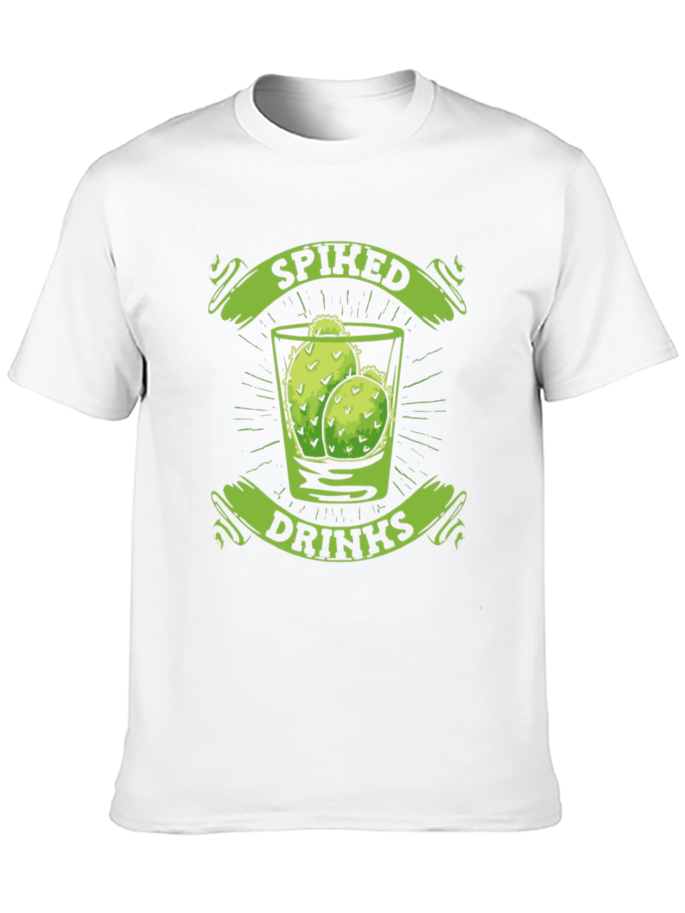 Black Spiked Drinks Cactus T-Shirt view 10