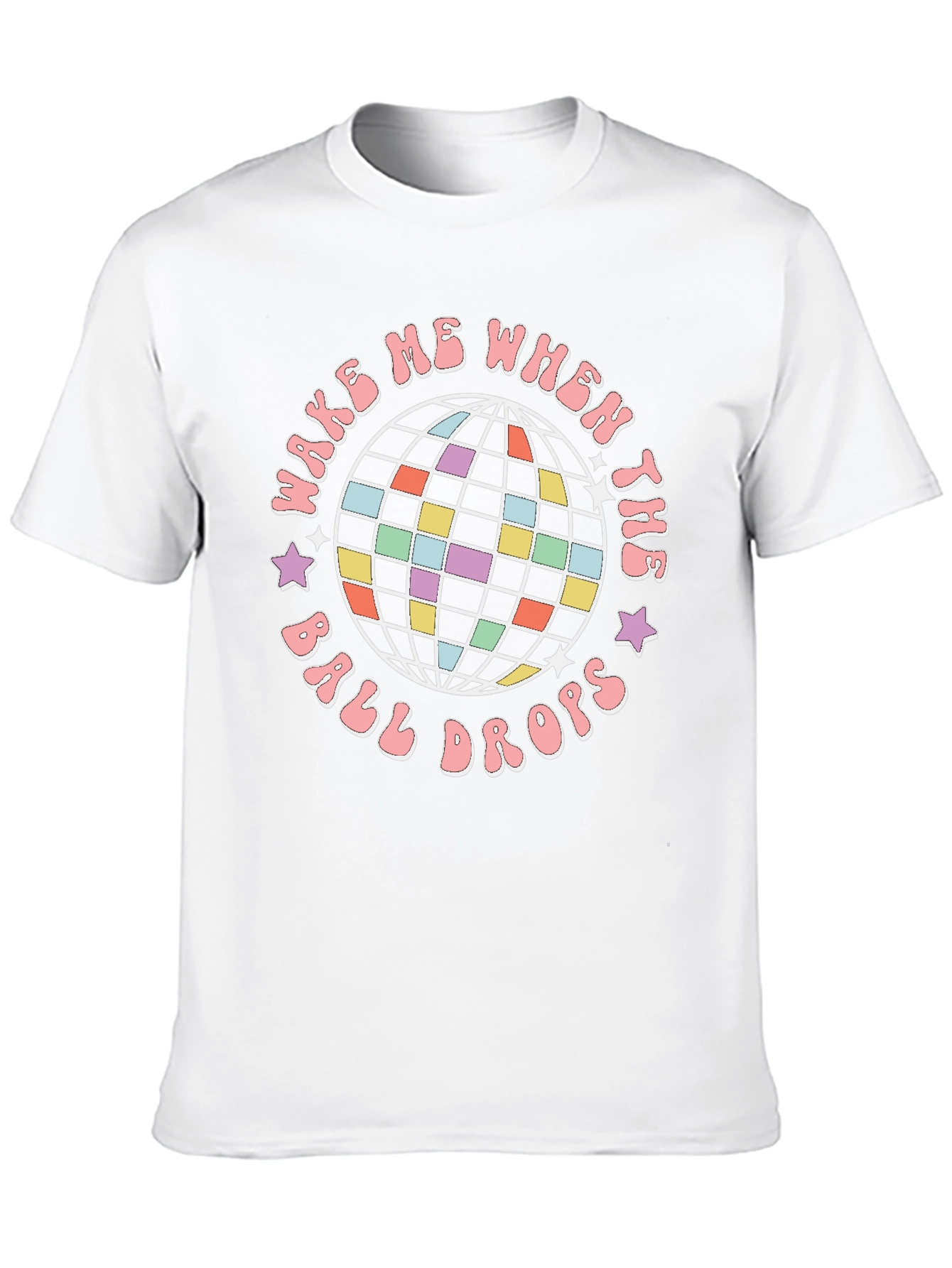 Black Disco Ball T-Shirt: Make Me When The Ball Drops view 10