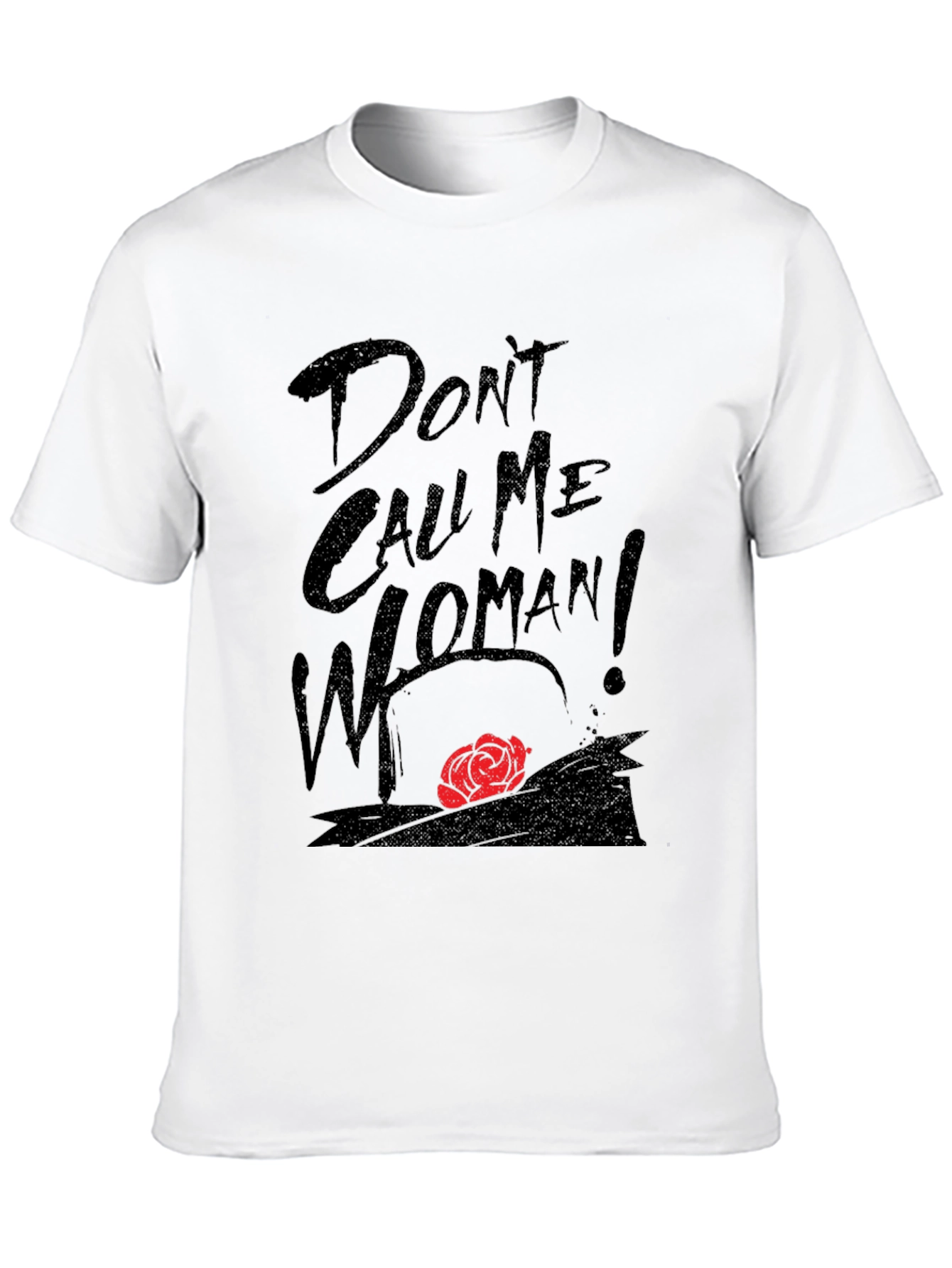Black Don't Call Me Woman T-Shirt - Unique Graphic Tee view 10