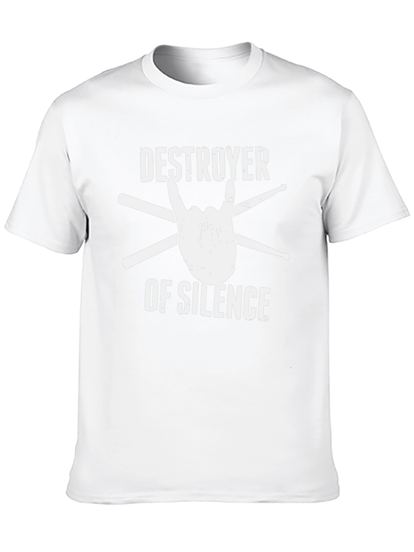 Black Destroyer of Silence Graphic Tee view 10