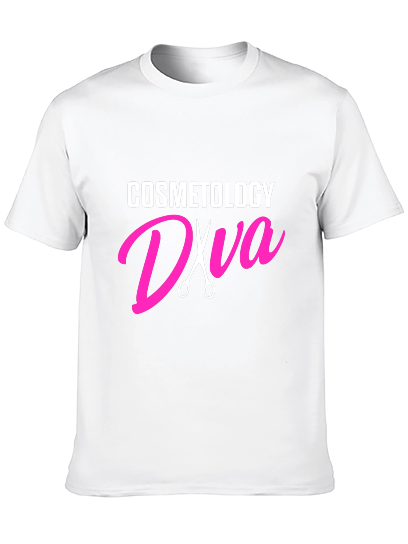 Black Cosmetology Diva T-Shirt - Black view 10