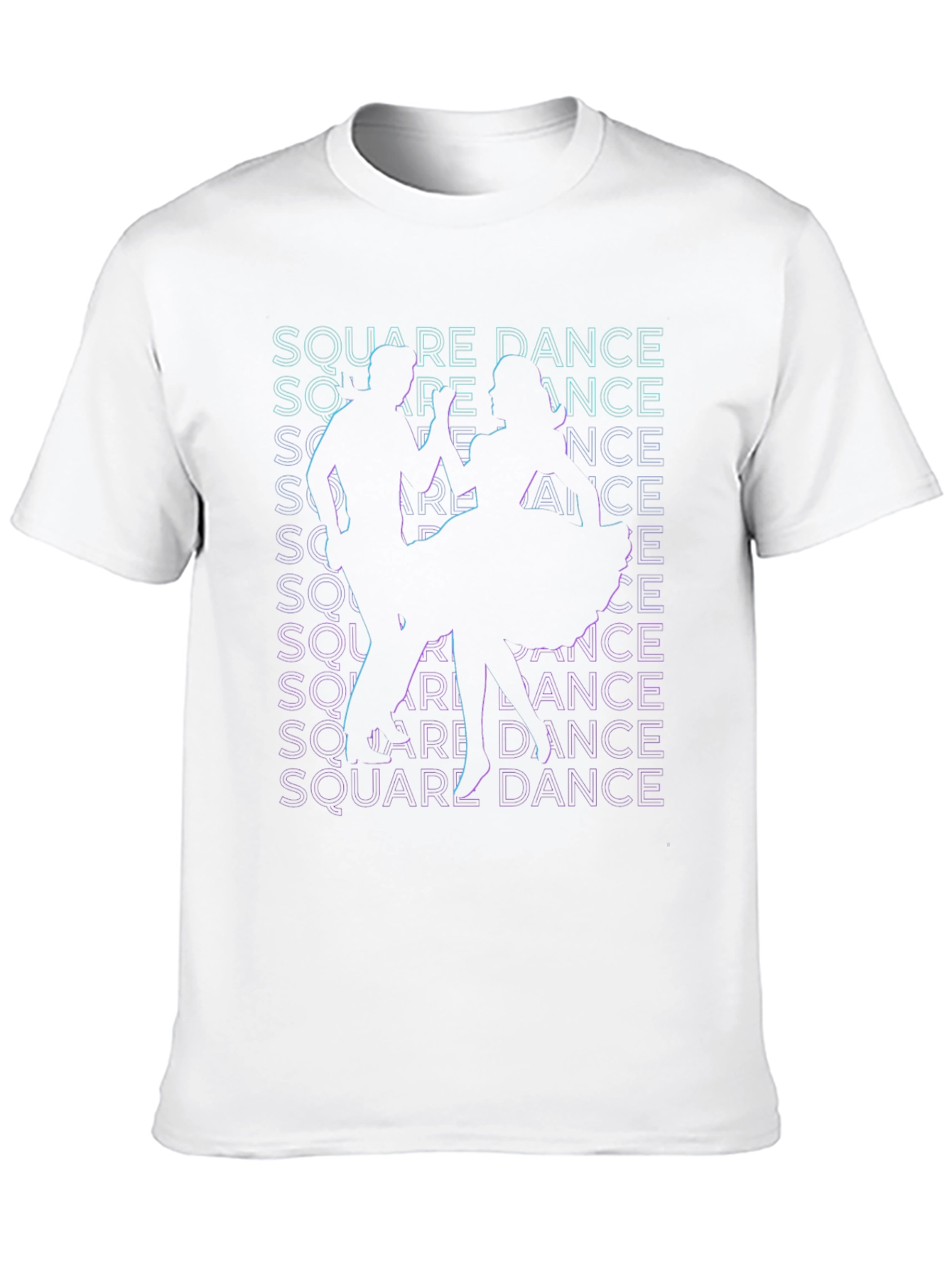 Black Square Dance Graphic Tee - Retro Style view 10