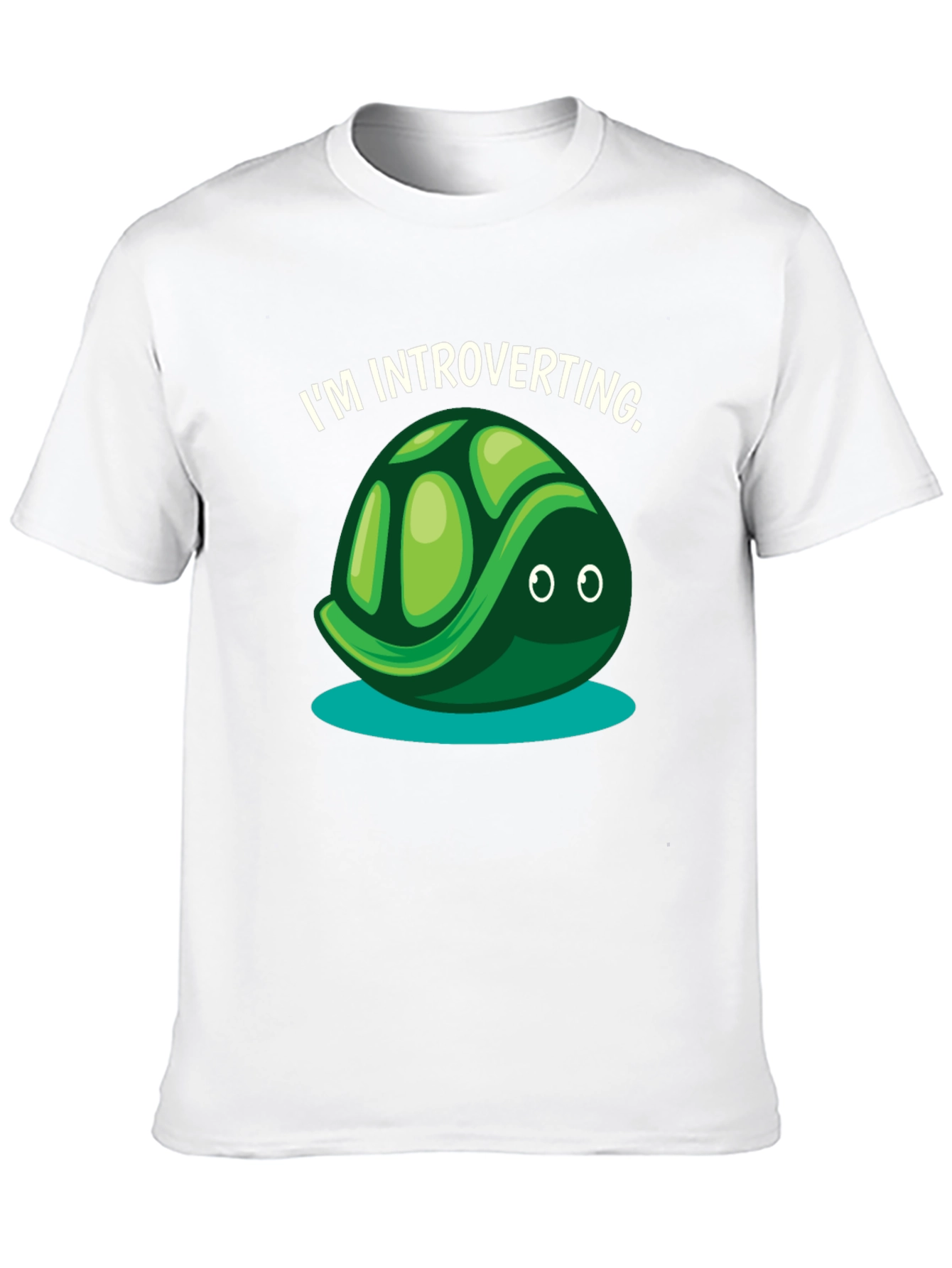 Black Introverting Turtle Graphic Tee - Black view 10