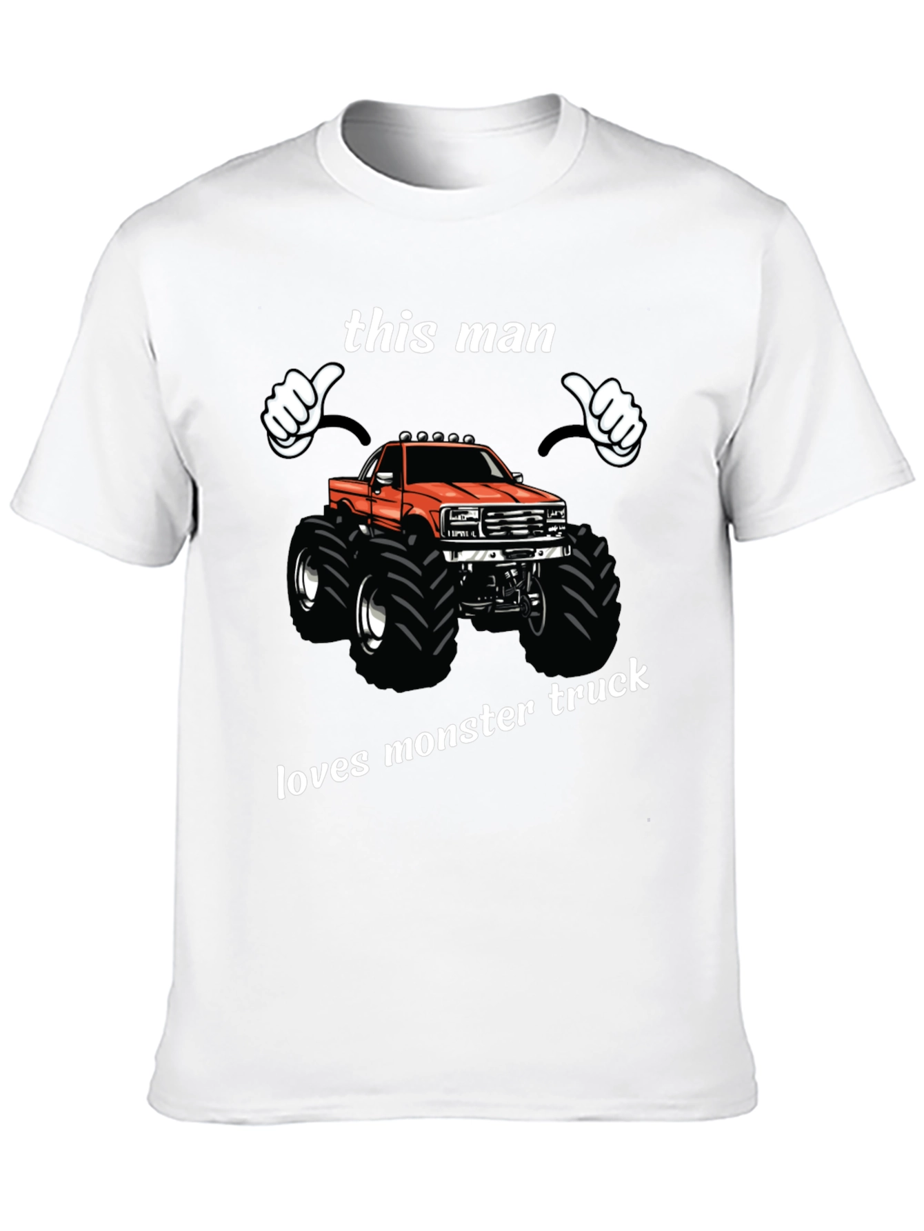 Black Monster Truck Lover T-Shirt view 10