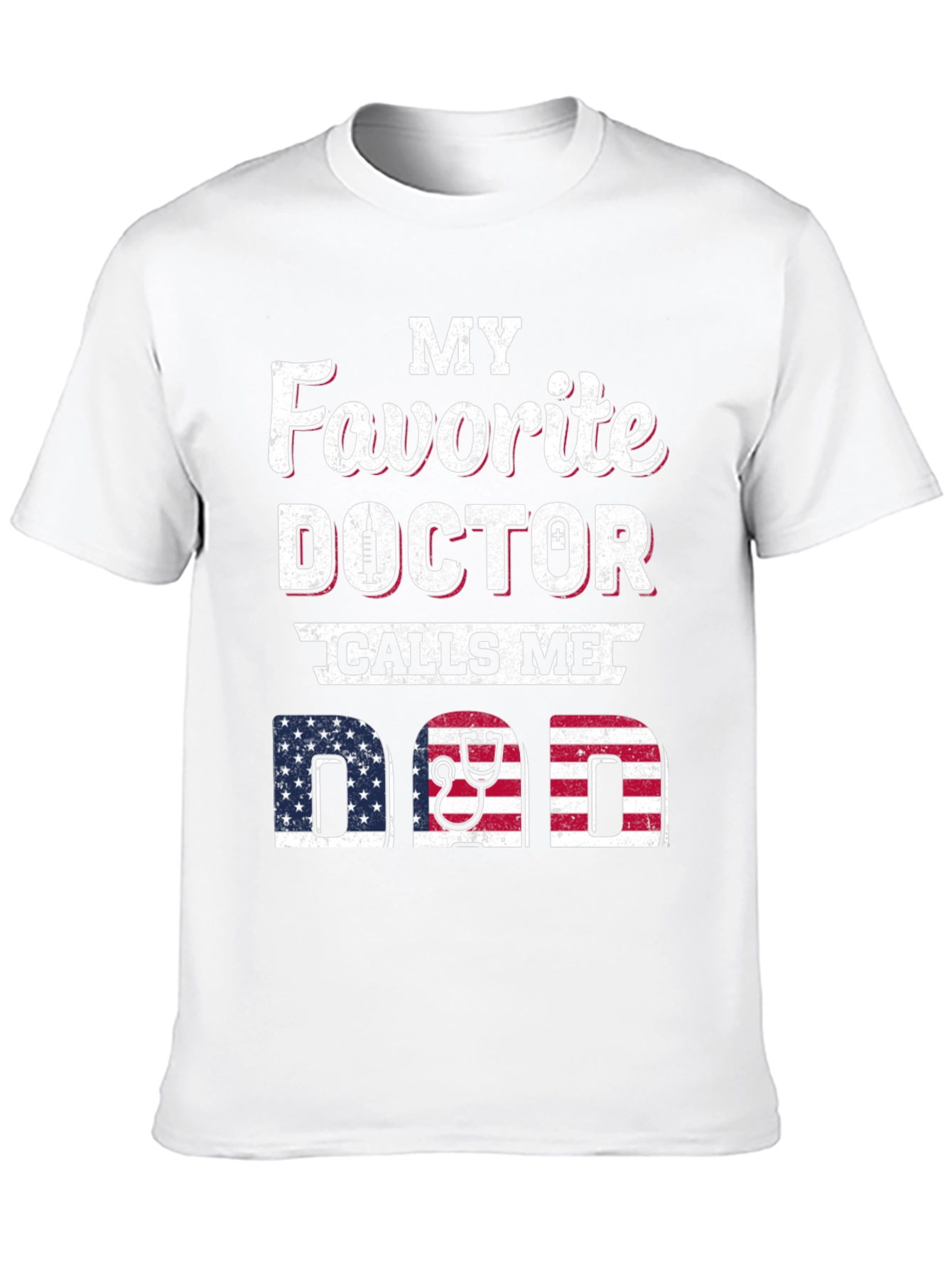 Black My Favorite Doctor Calls Me Dad T-Shirt view 10