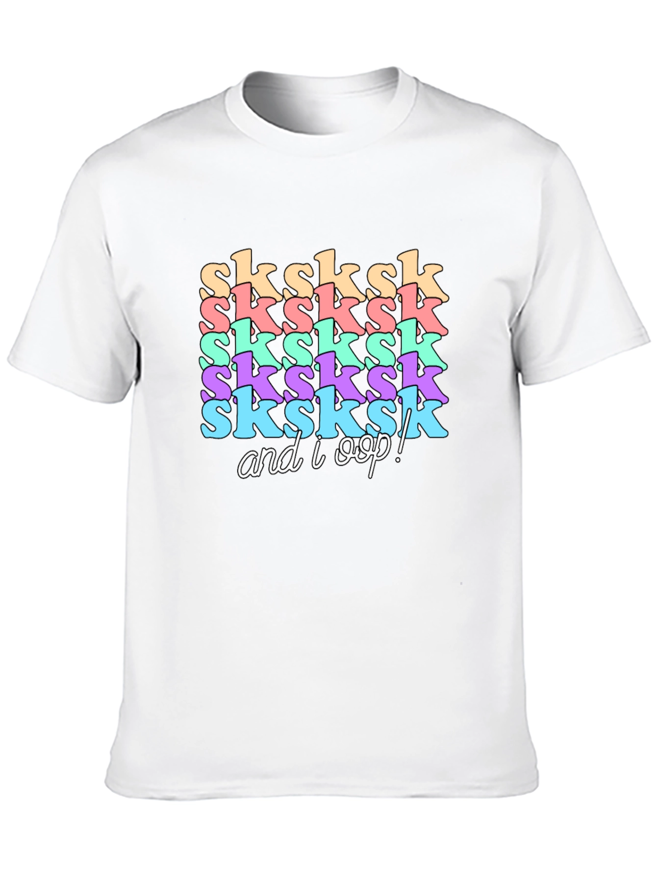 Black SkSkSk and I Oop!  Graphic T-Shirt  view 10