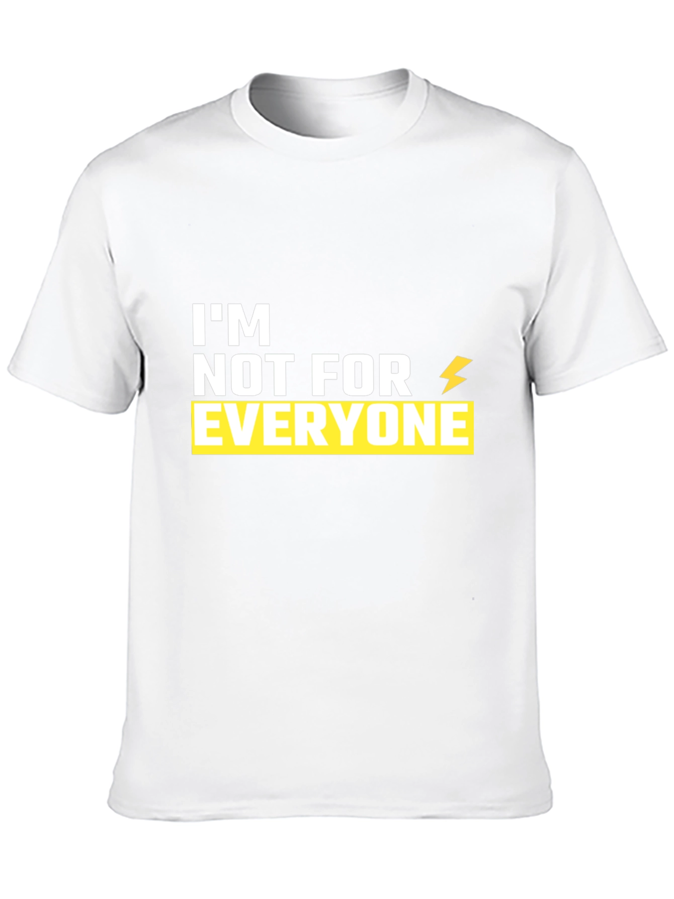 Black I'm Not For Everyone Graphic Tee view 10