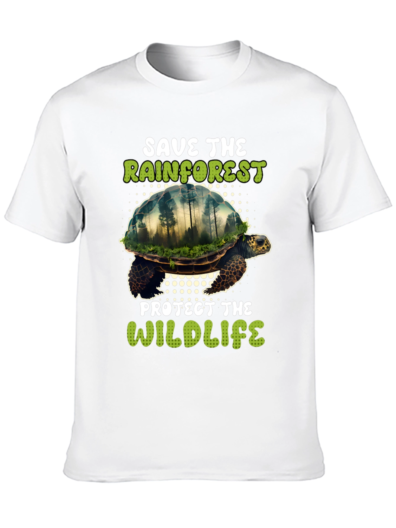 Black Save the Rainforest T-Shirt view 10