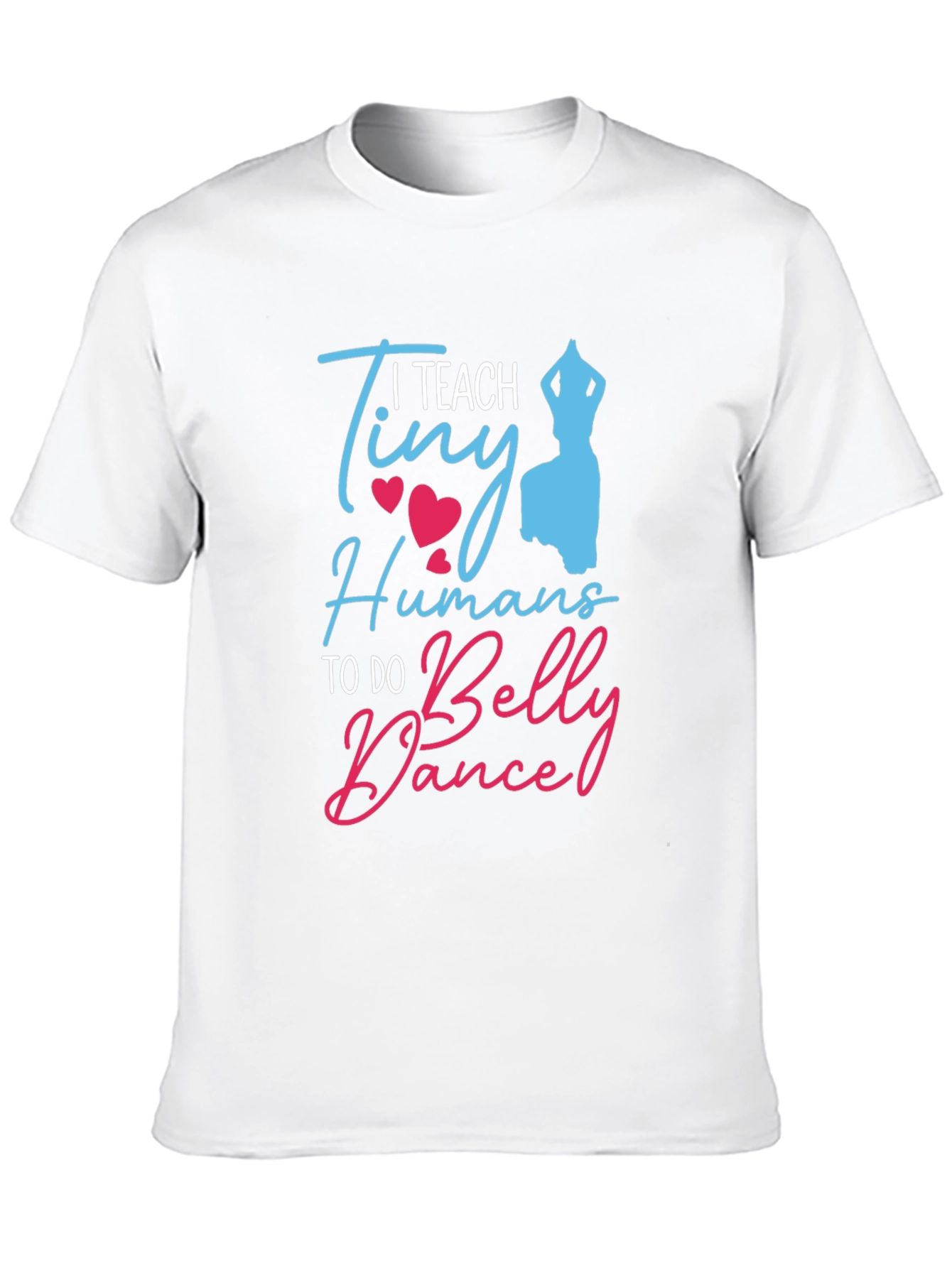 Black I Teach Tiny Humans Belly Dance T-Shirt view 10