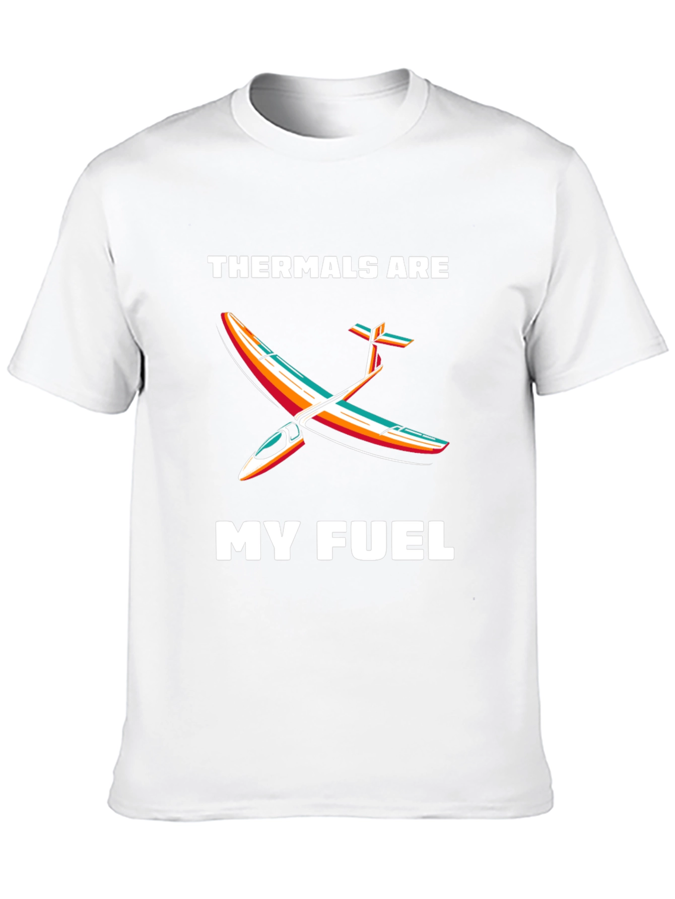 Black Thermals are My Fuel Glider T-Shirt view 10