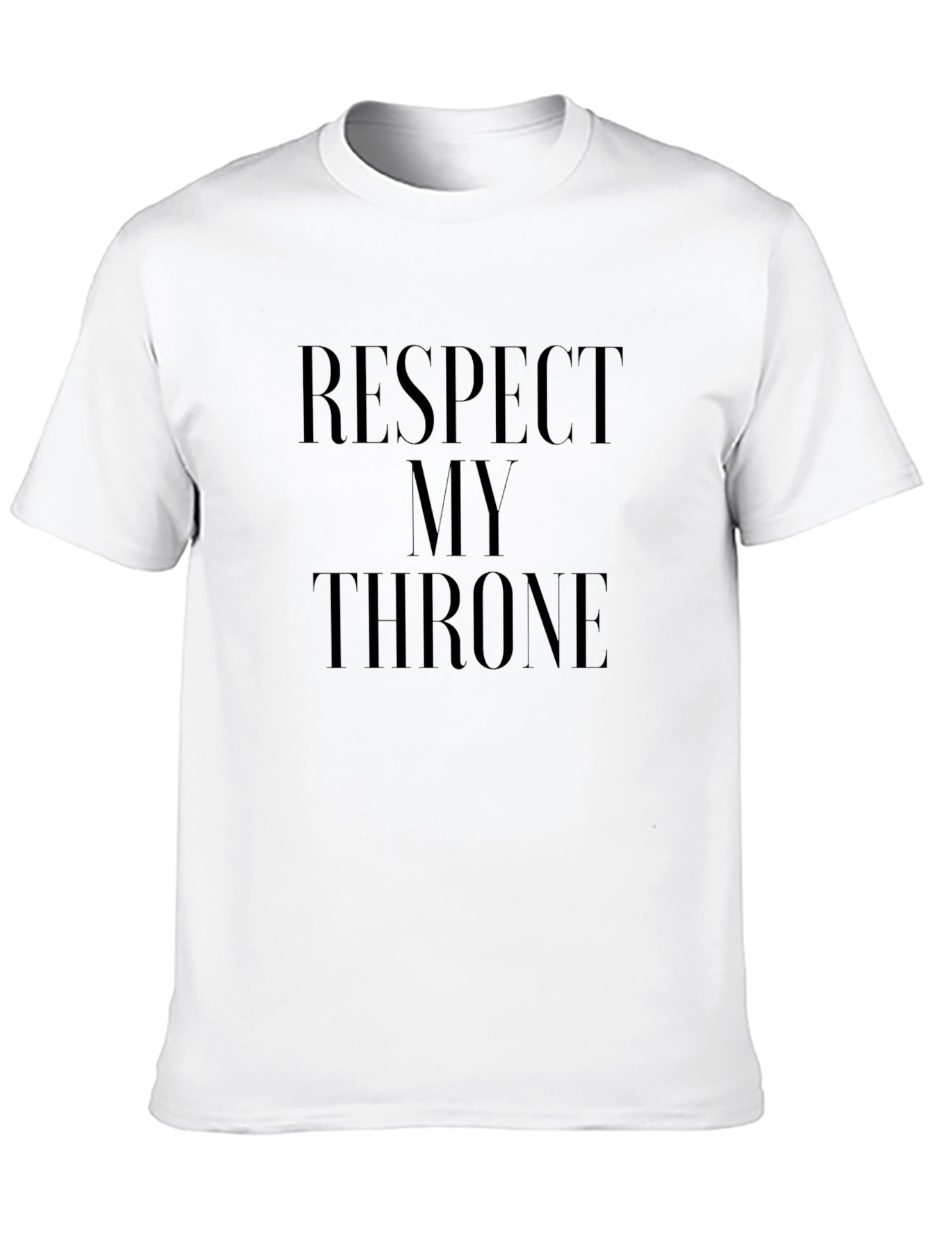 Black Respect My Throne Black T-Shirt view 10