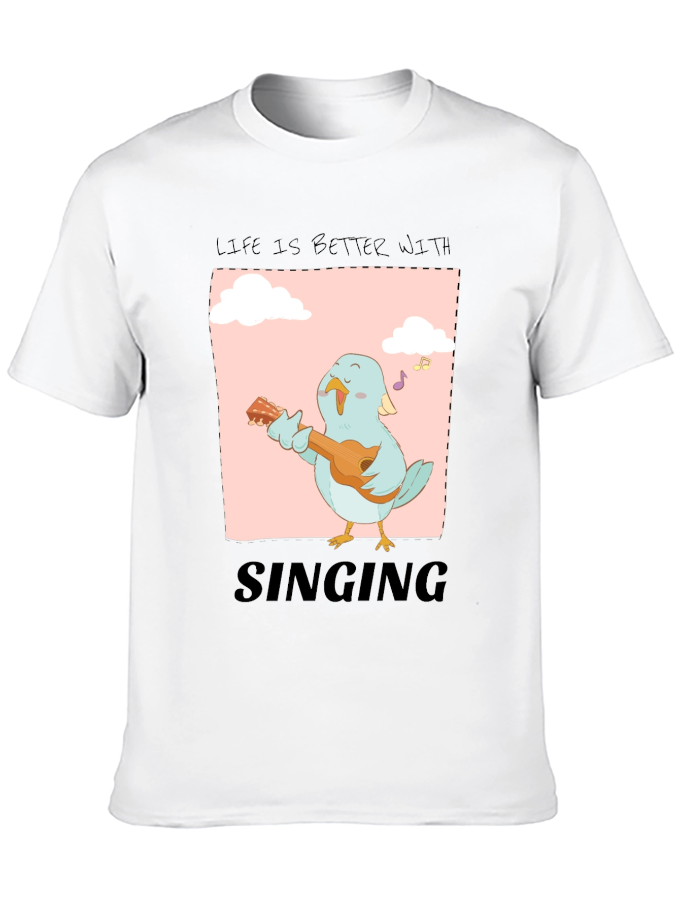 Black Life is Better with Singing Bird Graphic Tee view 10